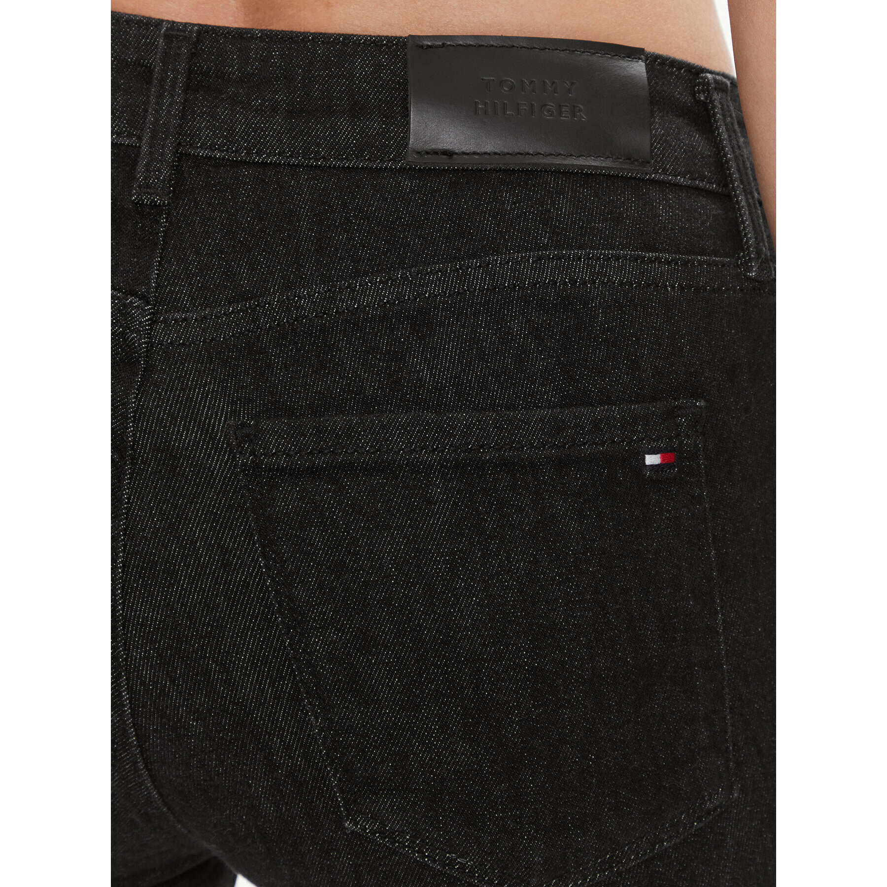 Tommy Hilfiger Jeansy Como WW0WW39606 Černá Skinny Fit - Pepit.cz