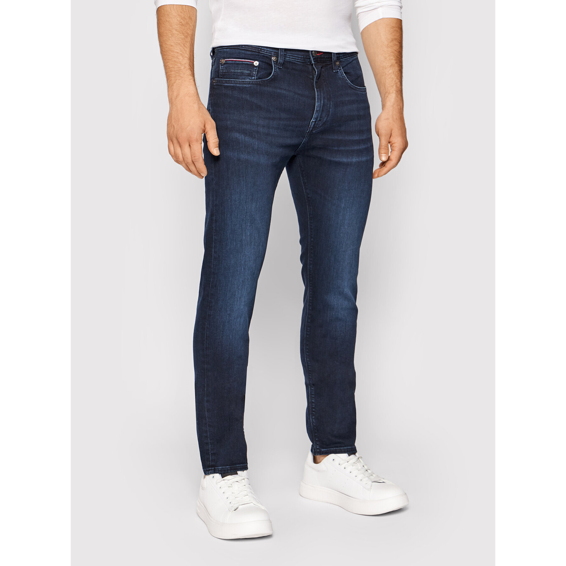 Tommy Hilfiger Jeansy Core Bleecker MW0MW15593 Tmavomodrá Slim Fit - Pepit.cz