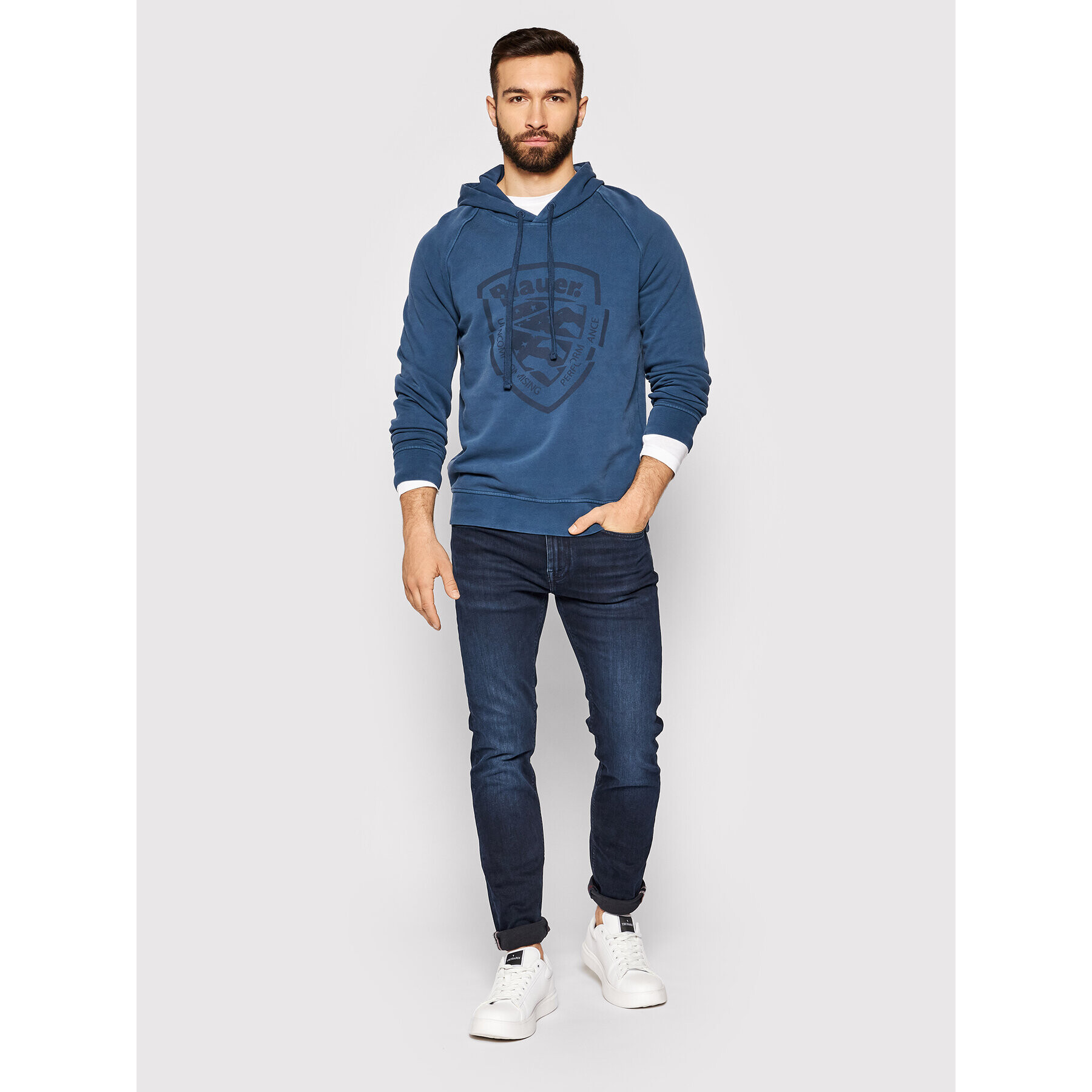 Tommy Hilfiger Jeansy Core Bleecker MW0MW15593 Tmavomodrá Slim Fit - Pepit.cz