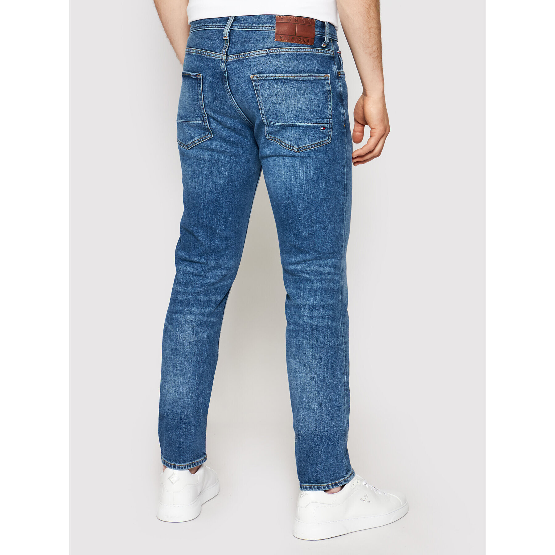 Tommy Hilfiger Jeansy Denton MW0MW15603 Modrá Straight Fit - Pepit.cz