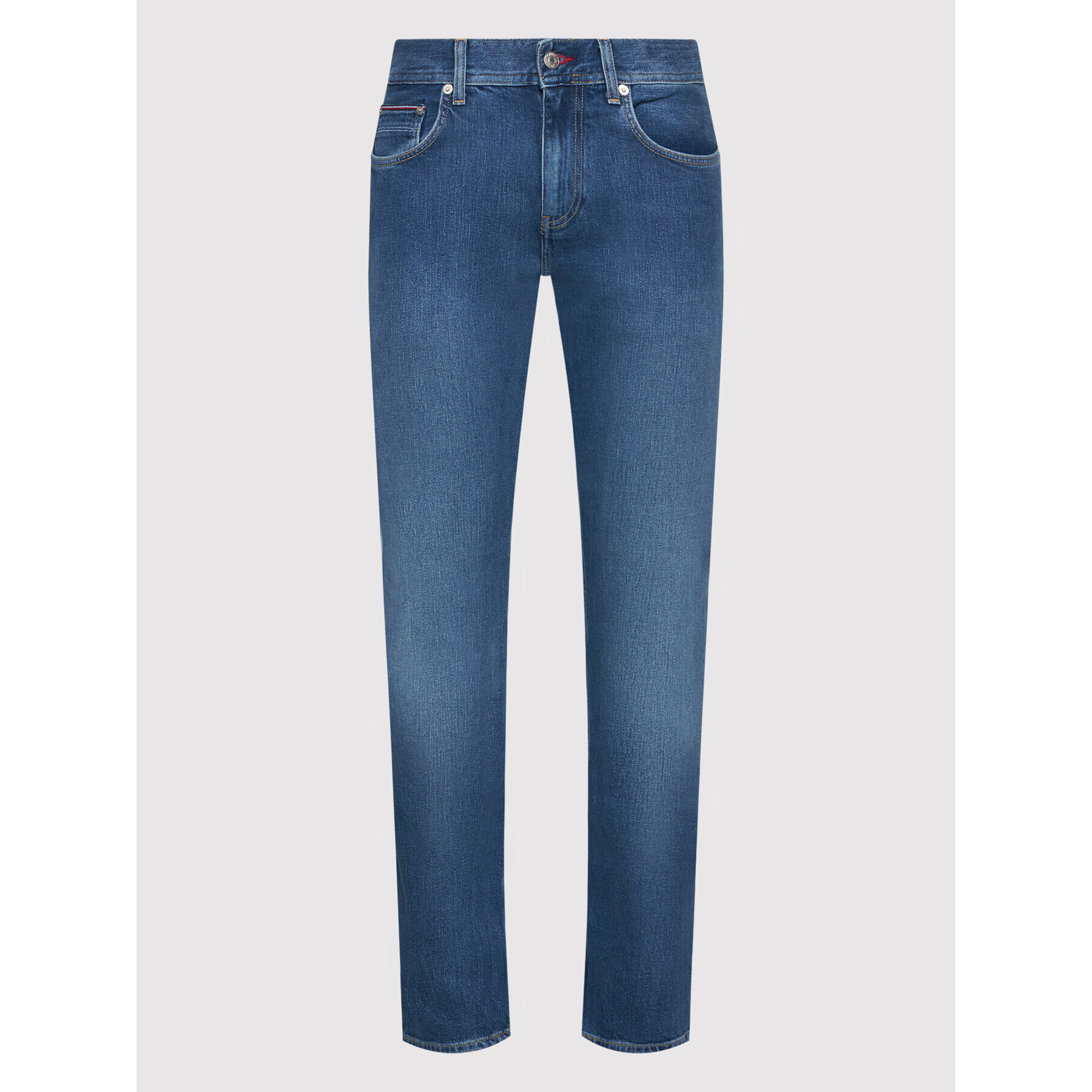 Tommy Hilfiger Jeansy Denton Stretch MW0MW21835 Tmavomodrá Straight Fit - Pepit.cz