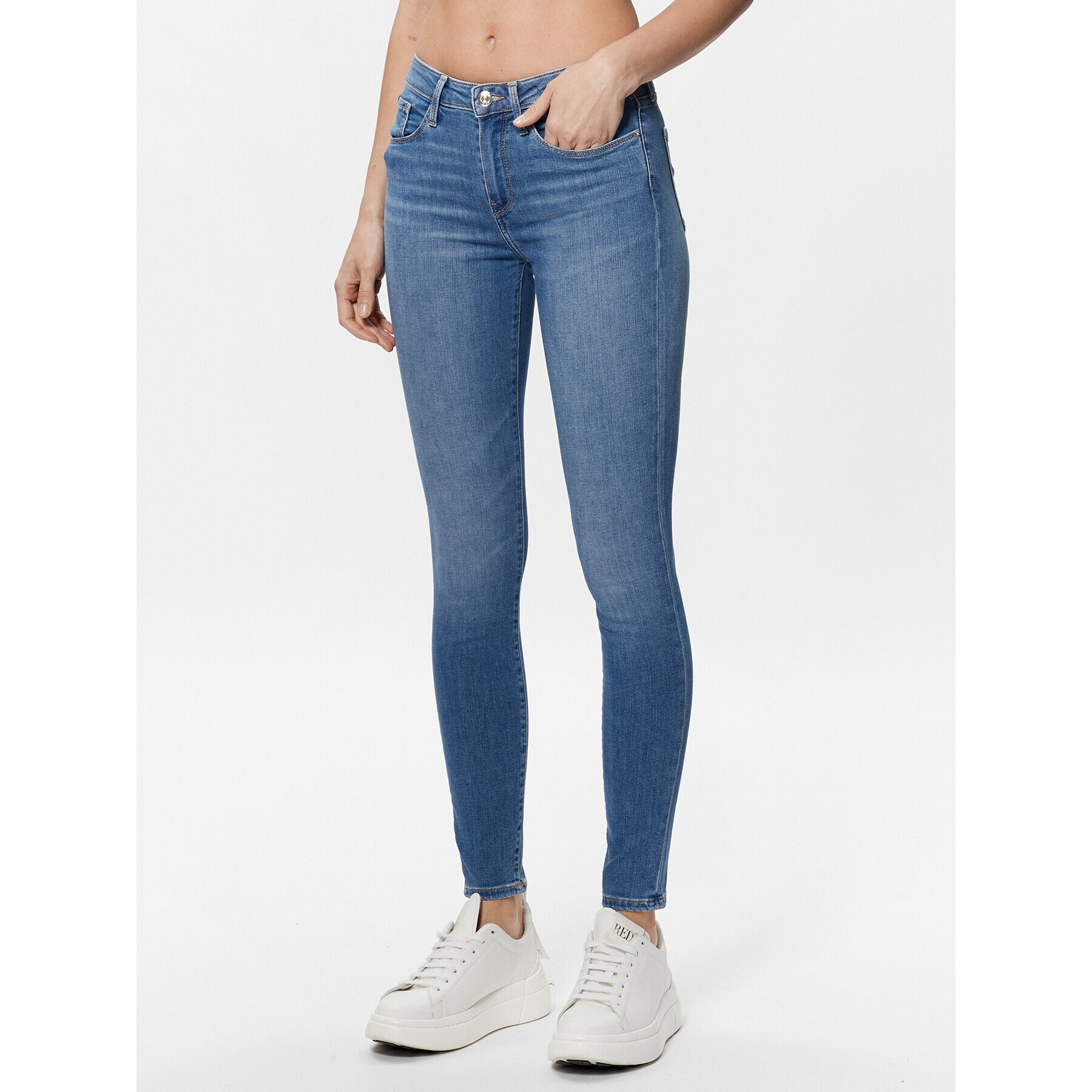 Tommy Hilfiger Jeansy Flex Como WW0WW34297 Modrá Skinny Fit - Pepit.cz