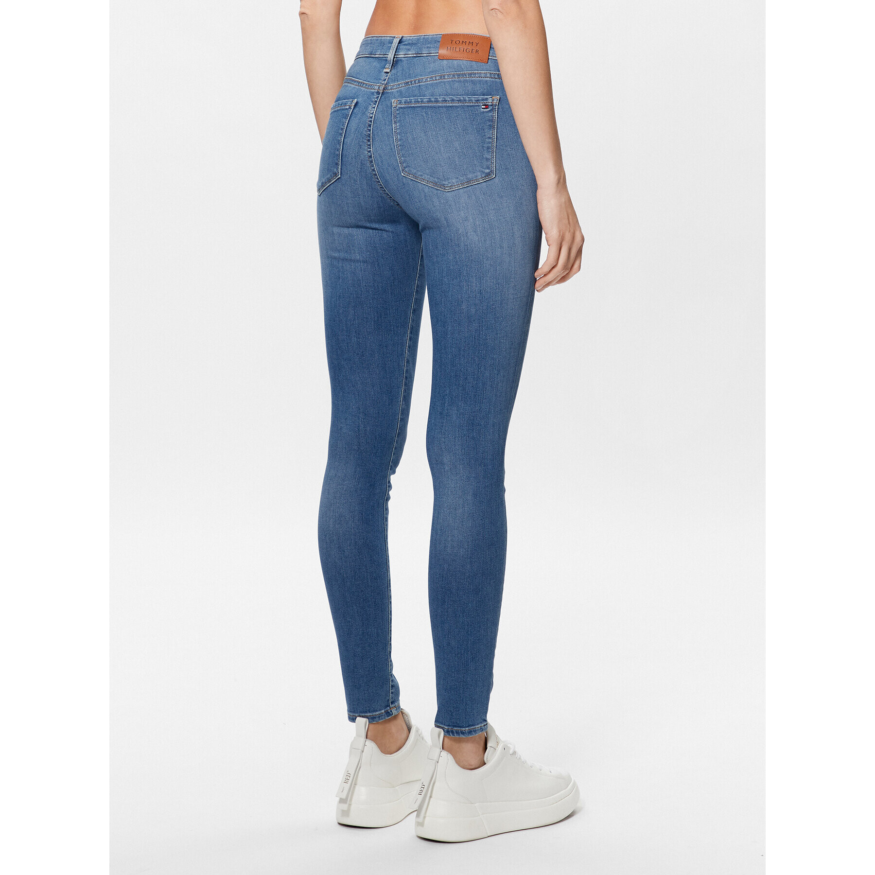 Tommy Hilfiger Jeansy Flex Como WW0WW34297 Modrá Skinny Fit - Pepit.cz