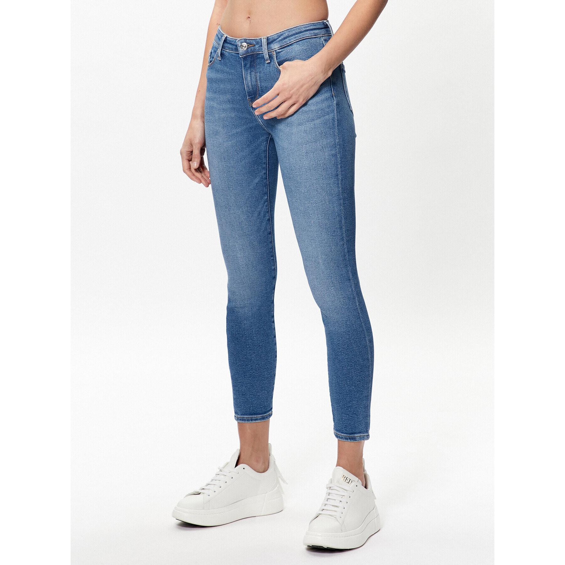 Tommy Hilfiger Jeansy Flex Como WW0WW38519 Modrá Skinny Fit - Pepit.cz