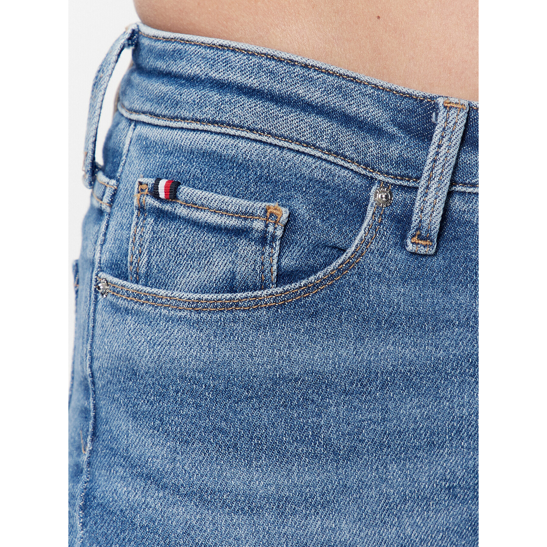 Tommy Hilfiger Jeansy Flex Como WW0WW38519 Modrá Skinny Fit - Pepit.cz