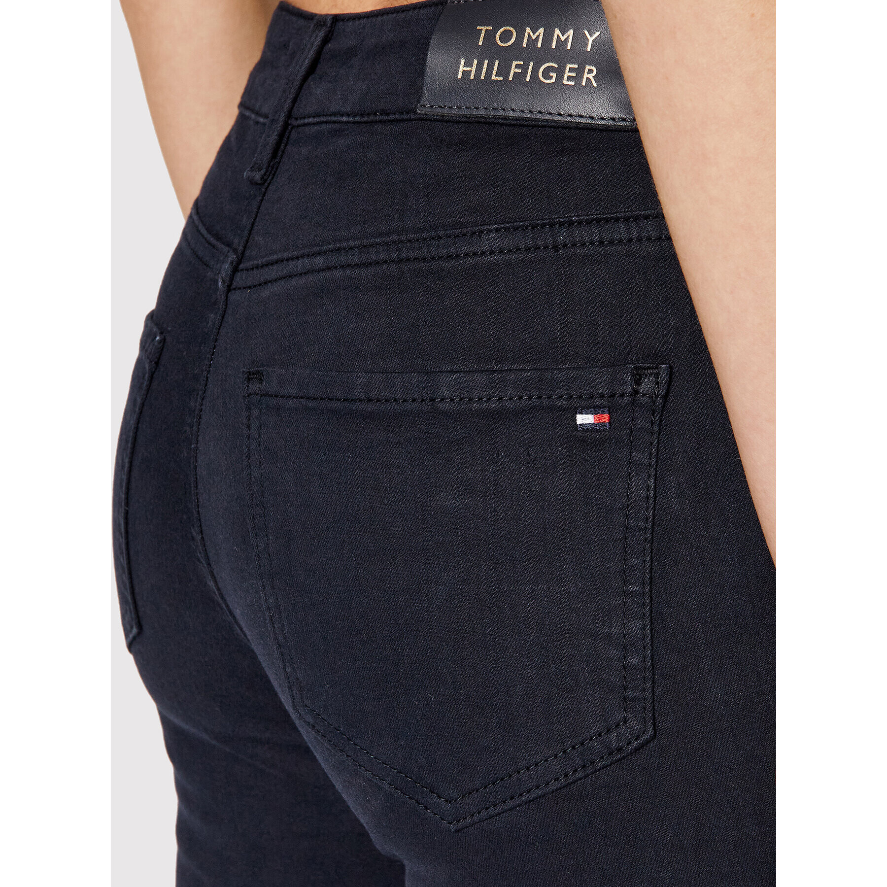 Tommy Hilfiger Jeansy Flex Harlem WW0WW32939 Tmavomodrá Skinny Fit - Pepit.cz