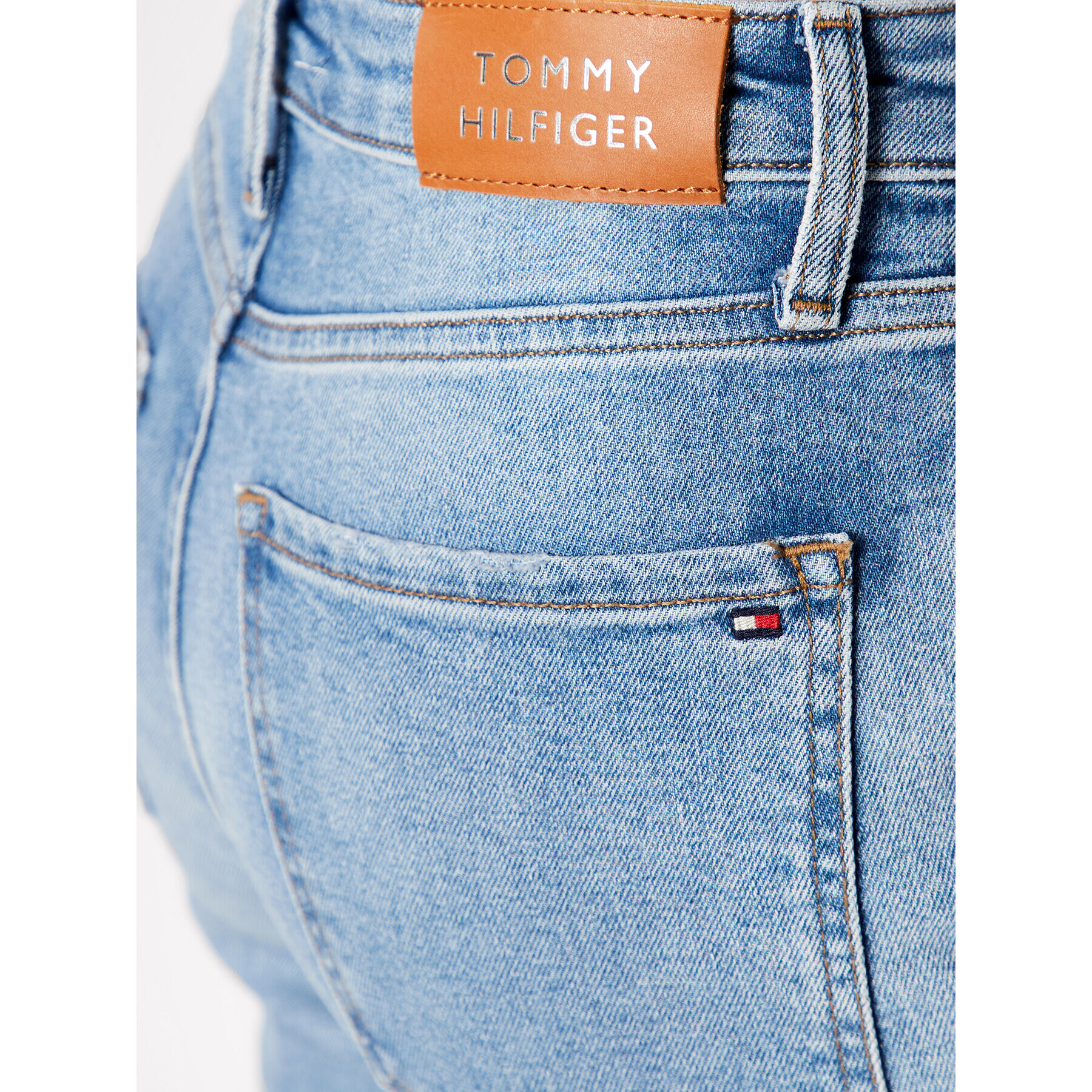 Tommy Hilfiger Jeansy Gramercy WW0WW35525 Modrá Mom Fit - Pepit.cz