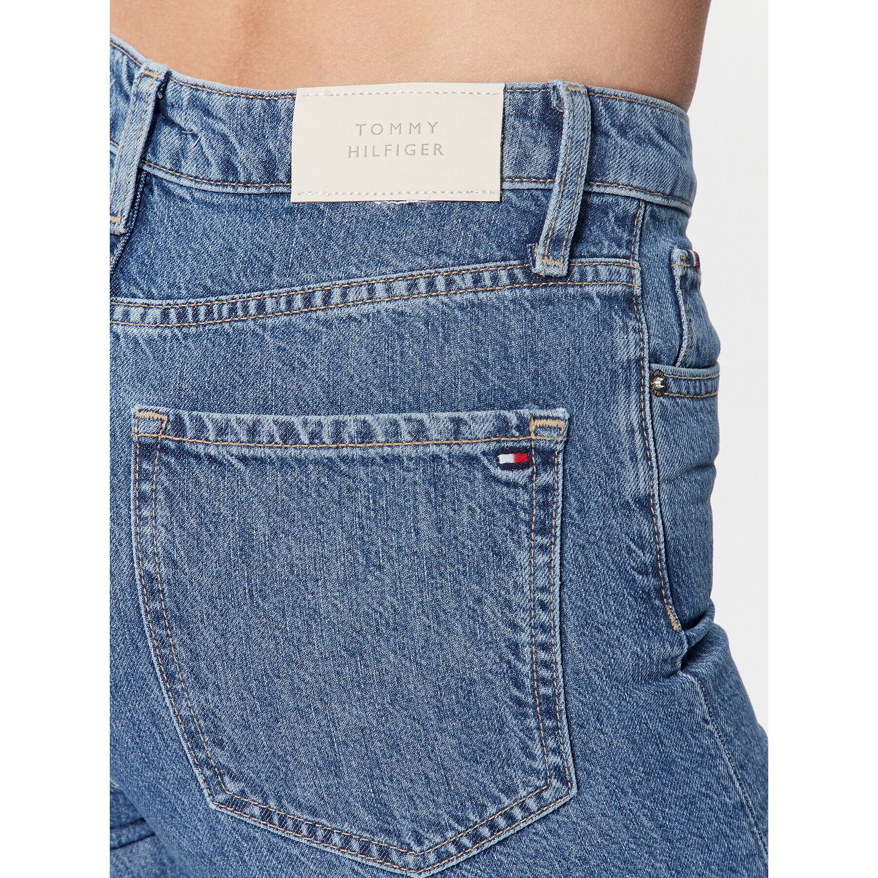 Tommy Hilfiger Jeansy Gramercy WW0WW38143 Modrá Tapered Fit - Pepit.cz