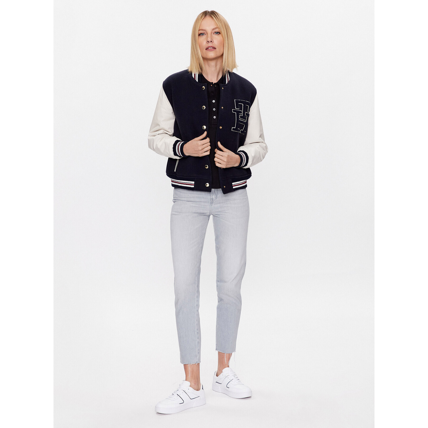 Tommy Hilfiger Jeansy Gramercy WW0WW38157 Šedá Skinny Ankle Fit - Pepit.cz