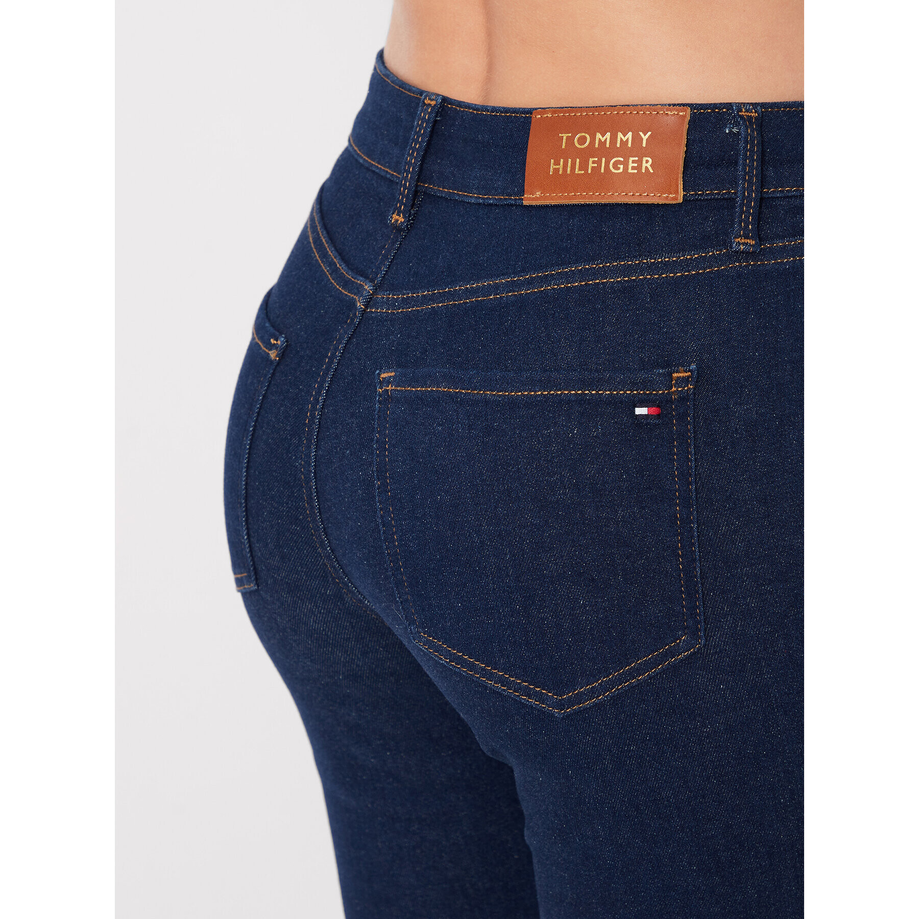 Tommy Hilfiger Jeansy Harlem WW0WW35227 Tmavomodrá Ultra Skinny Fit - Pepit.cz