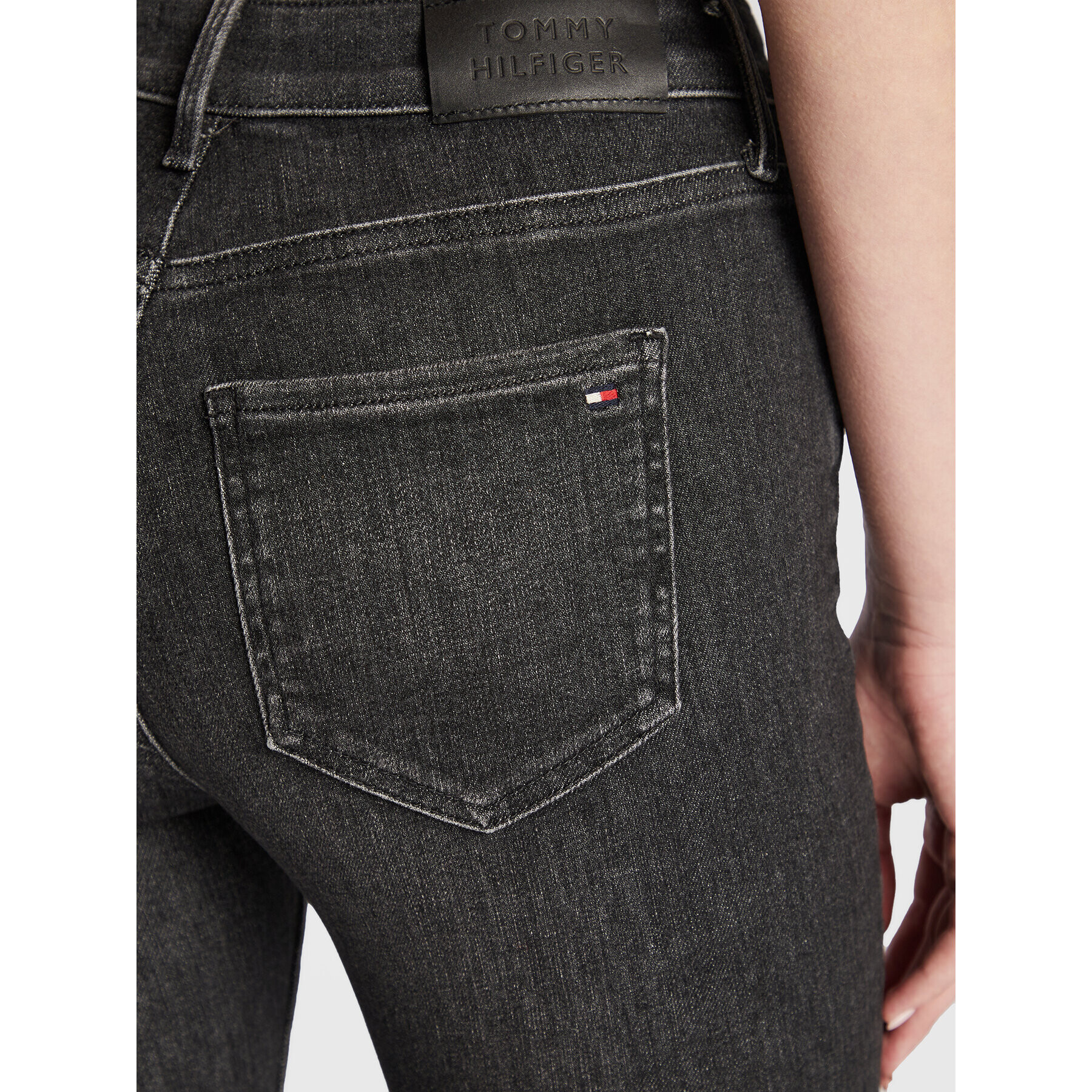 Tommy Hilfiger Jeansy Harlem WW0WW36348 Černá Extra Skinny Fit - Pepit.cz