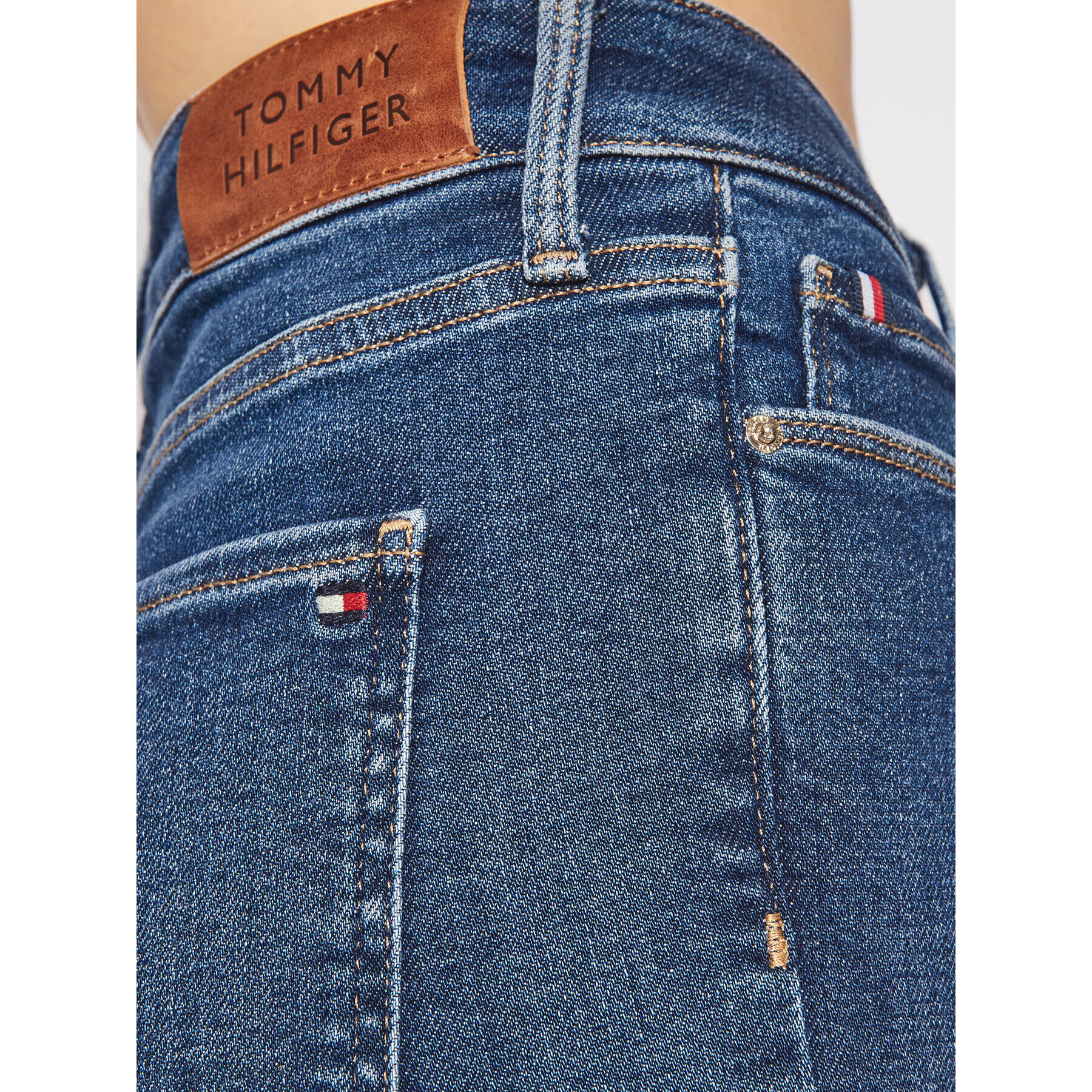 Tommy Hilfiger Jeansy Harlemu WW0WW31786 Modrá Ultra Skinny Fit - Pepit.cz