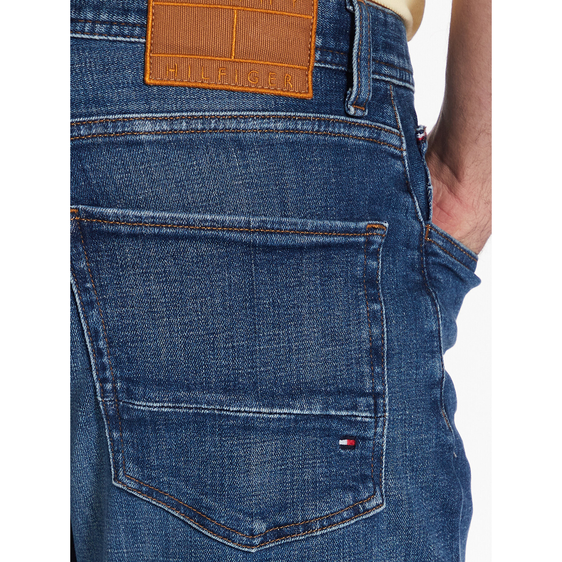 Tommy Hilfiger Jeansy Houston MW0MW31103 Modrá Slim Fit - Pepit.cz