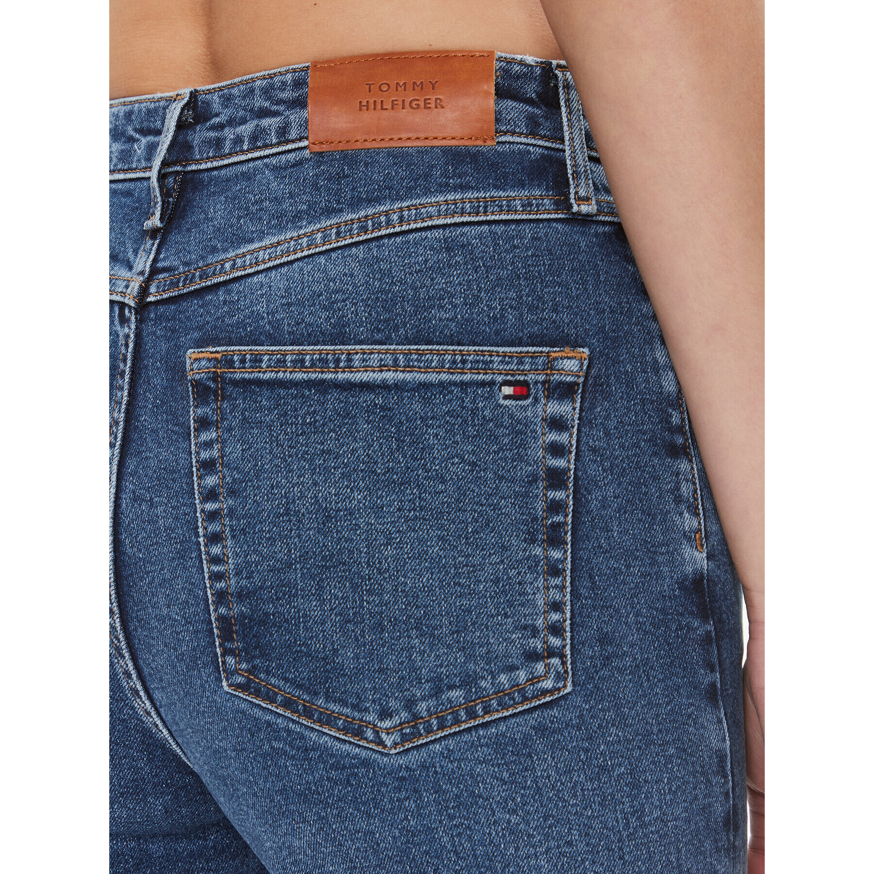 Tommy Hilfiger Jeansy Jane WW0WW39618 Modrá Relaxed Fit - Pepit.cz