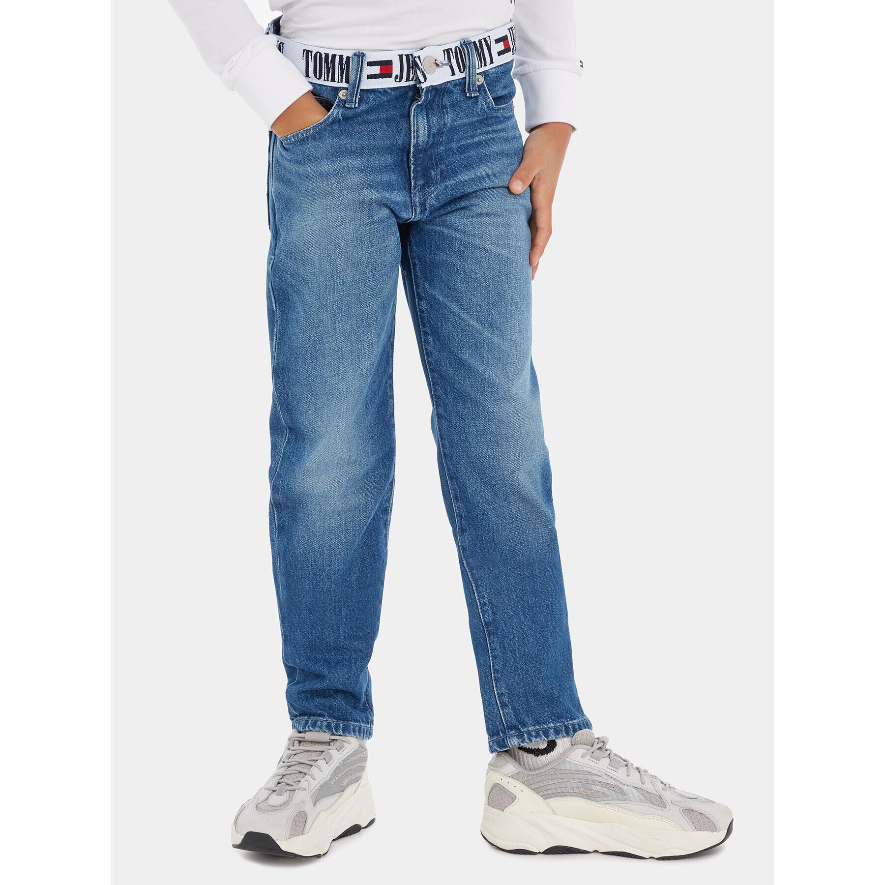 Tommy Hilfiger Jeansy KB0KB08403 D Modrá Regular Fit - Pepit.cz