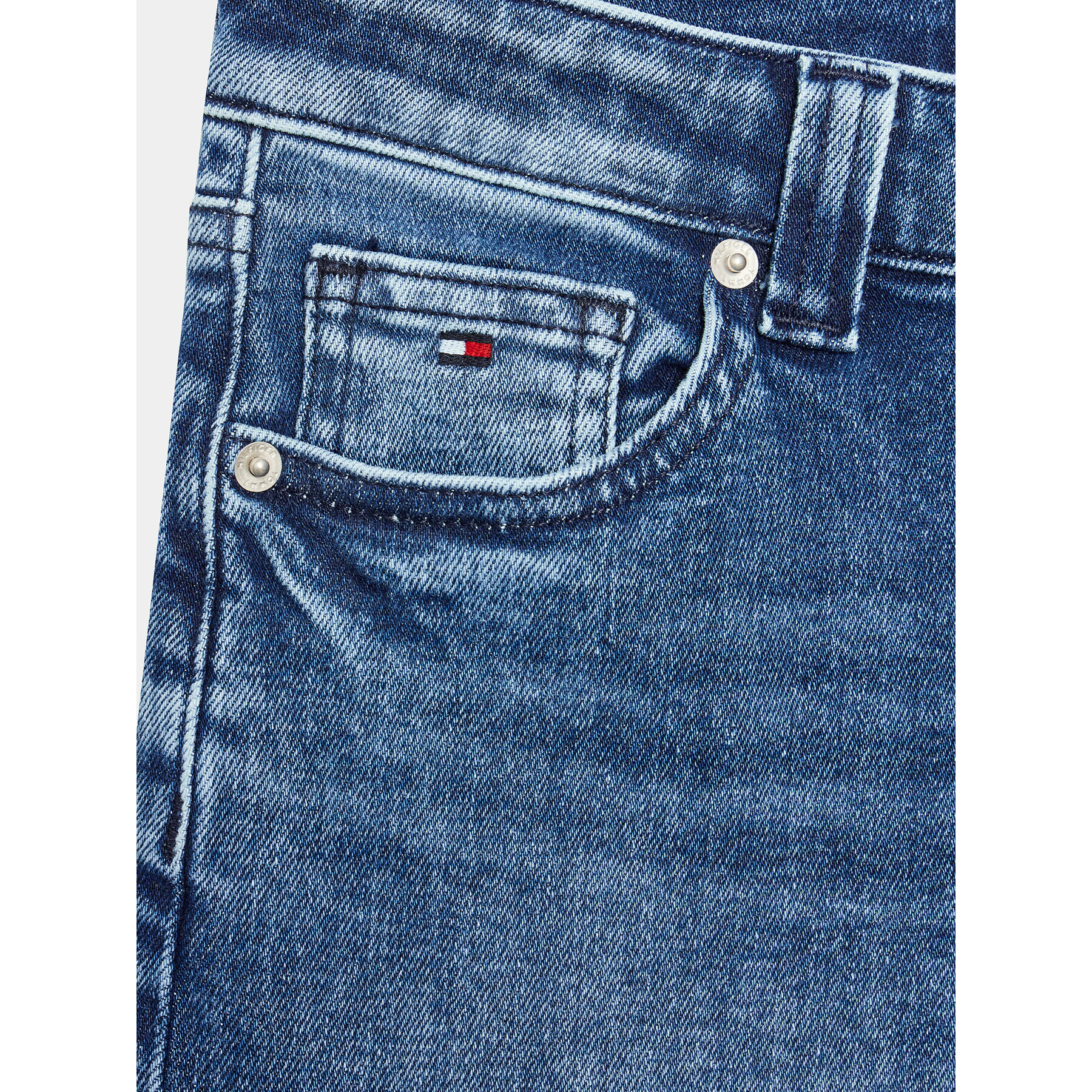 Tommy Hilfiger Jeansy KG0KG07162 D Modrá Straight Fit - Pepit.cz