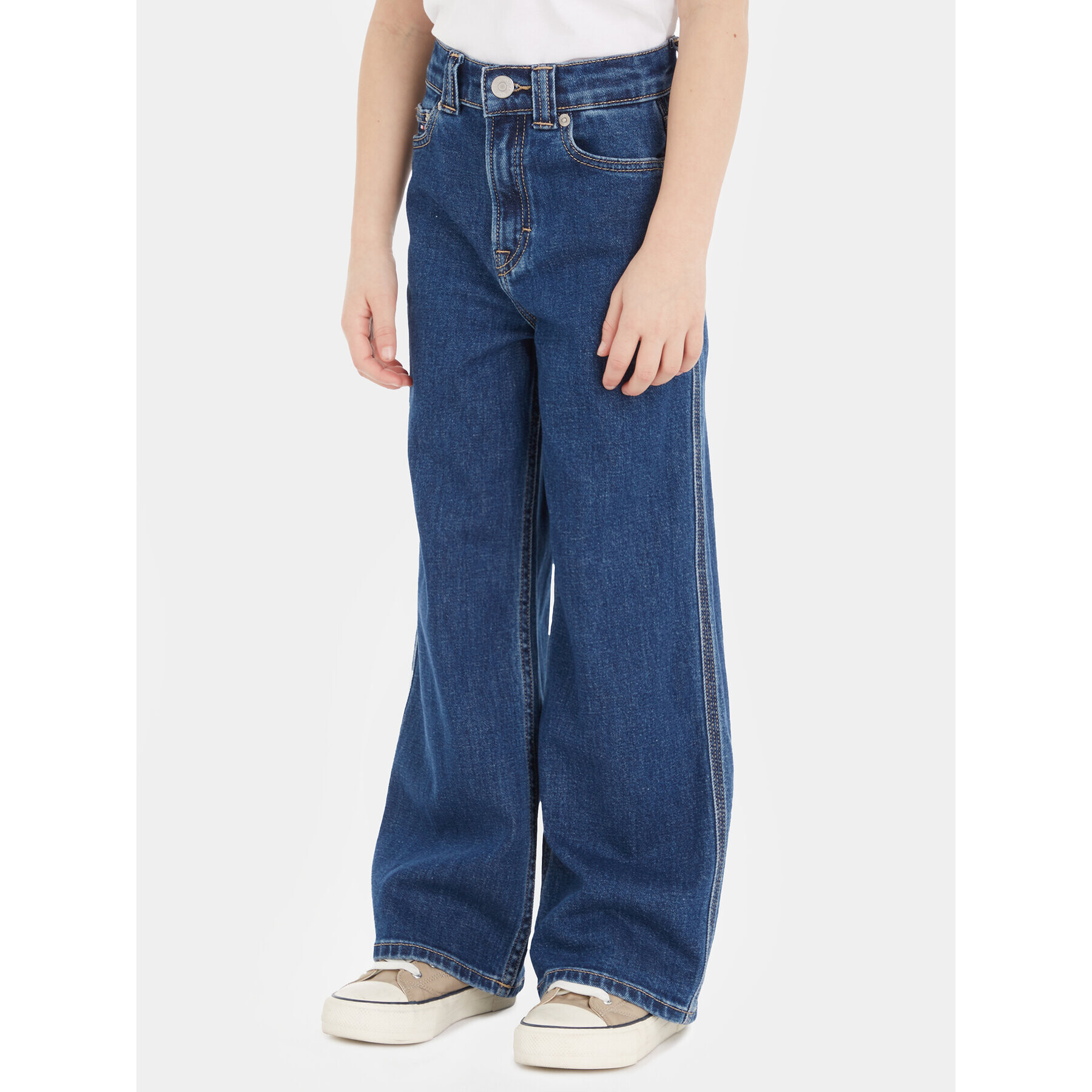 Tommy Hilfiger Jeansy KG0KG07536 Modrá Straight Fit - Pepit.cz