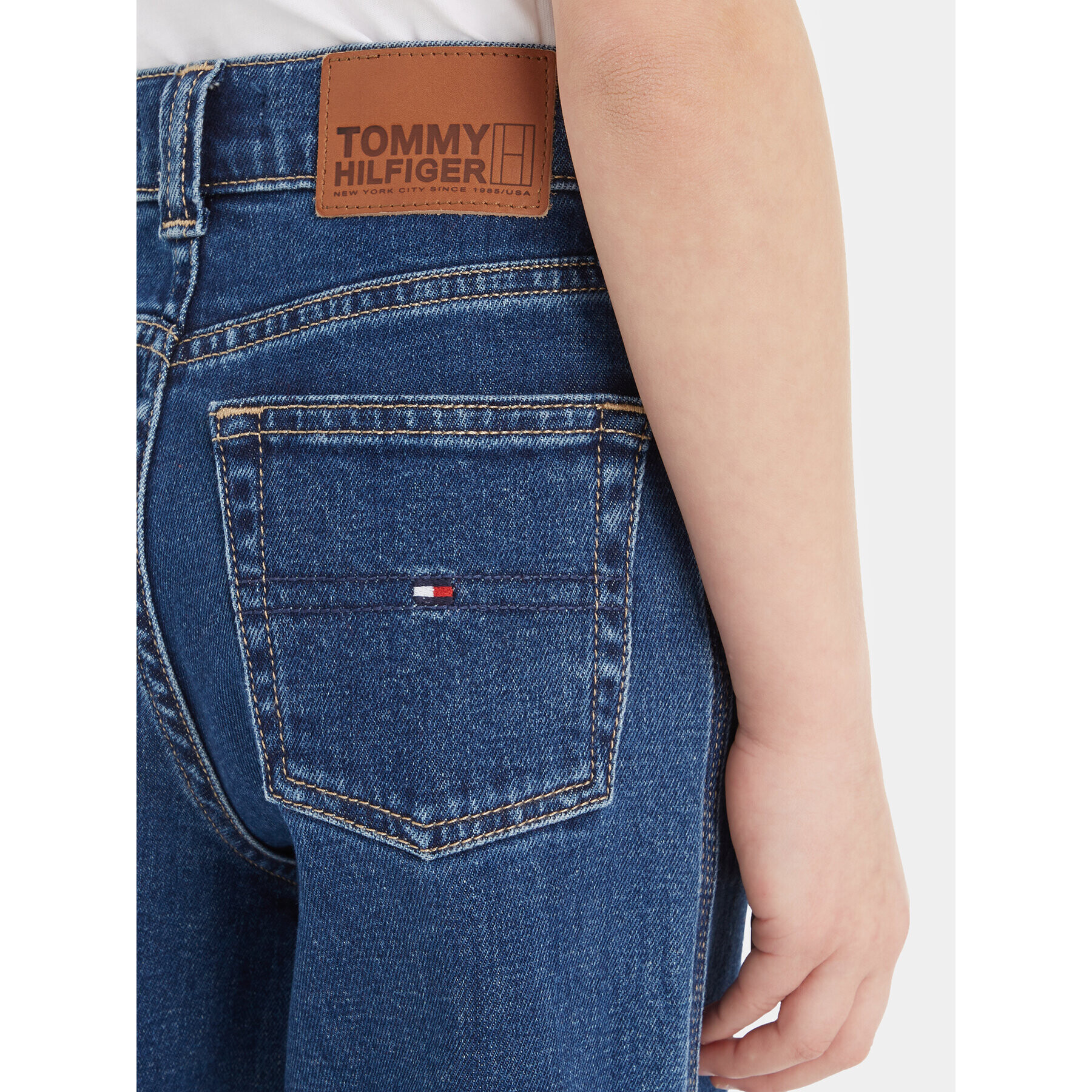 Tommy Hilfiger Jeansy KG0KG07536 Modrá Straight Fit - Pepit.cz