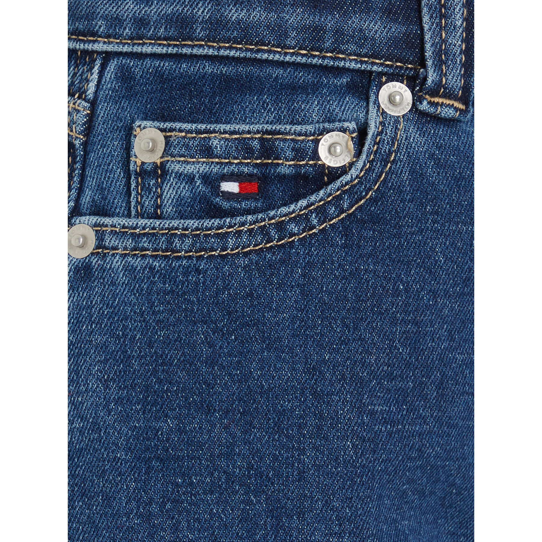 Tommy Hilfiger Jeansy KG0KG07536 Modrá Straight Fit - Pepit.cz