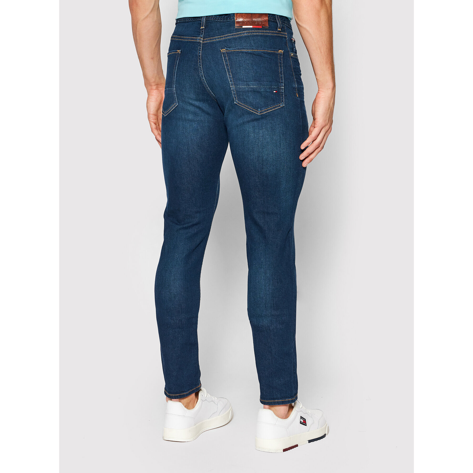 Tommy Hilfiger Jeansy Layton MW0MW21906 Tmavomodrá Extra Slim Fit - Pepit.cz