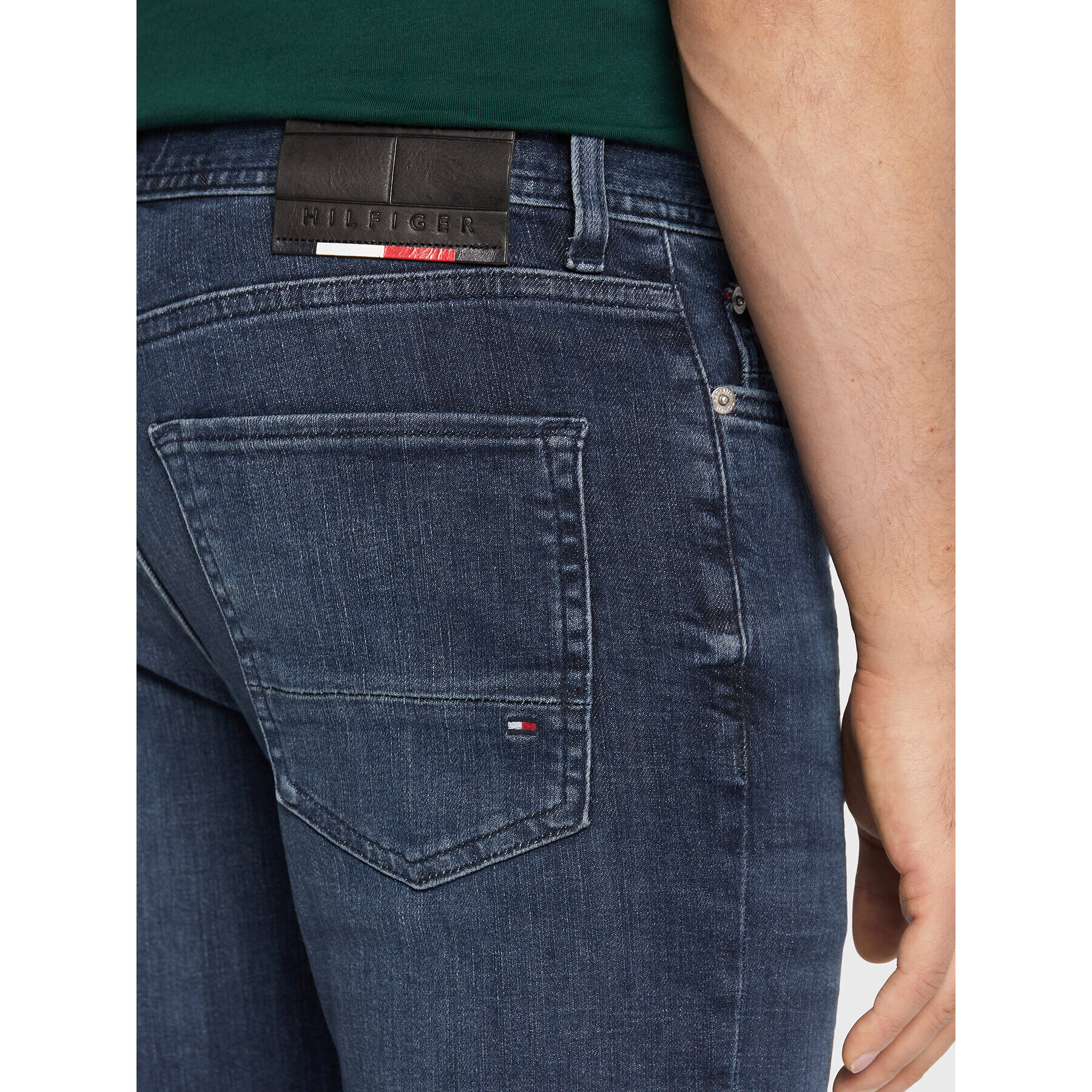 Tommy Hilfiger Jeansy Layton MW0MW28623 Modrá Extra Slim Fit - Pepit.cz