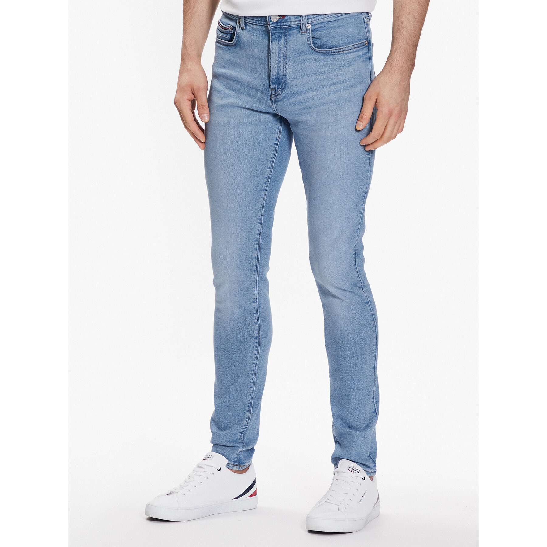 Tommy Hilfiger Jeansy Layton MW0MW31101 Modrá Extra Slim Fit - Pepit.cz