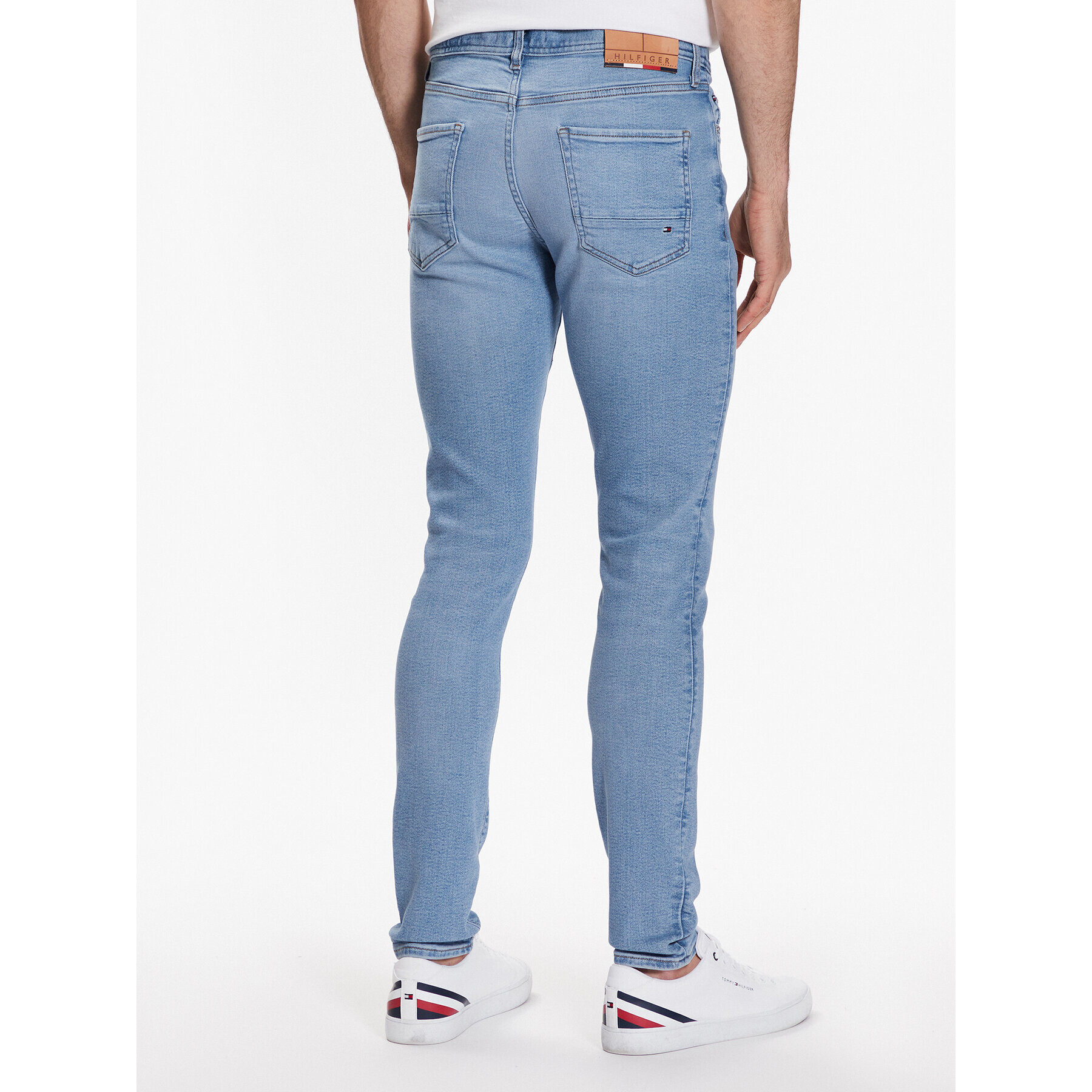 Tommy Hilfiger Jeansy Layton MW0MW31101 Modrá Extra Slim Fit - Pepit.cz