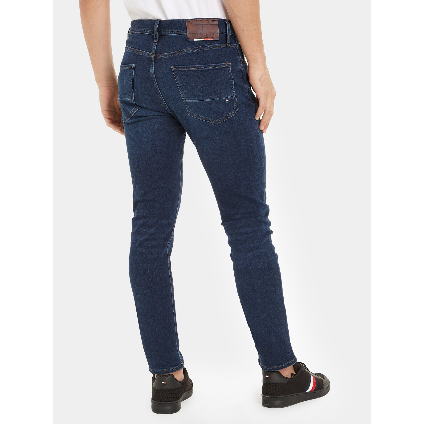 Tommy Hilfiger Jeansy Layton MW0MW33357 Tmavomodrá Slim Fit - Pepit.cz