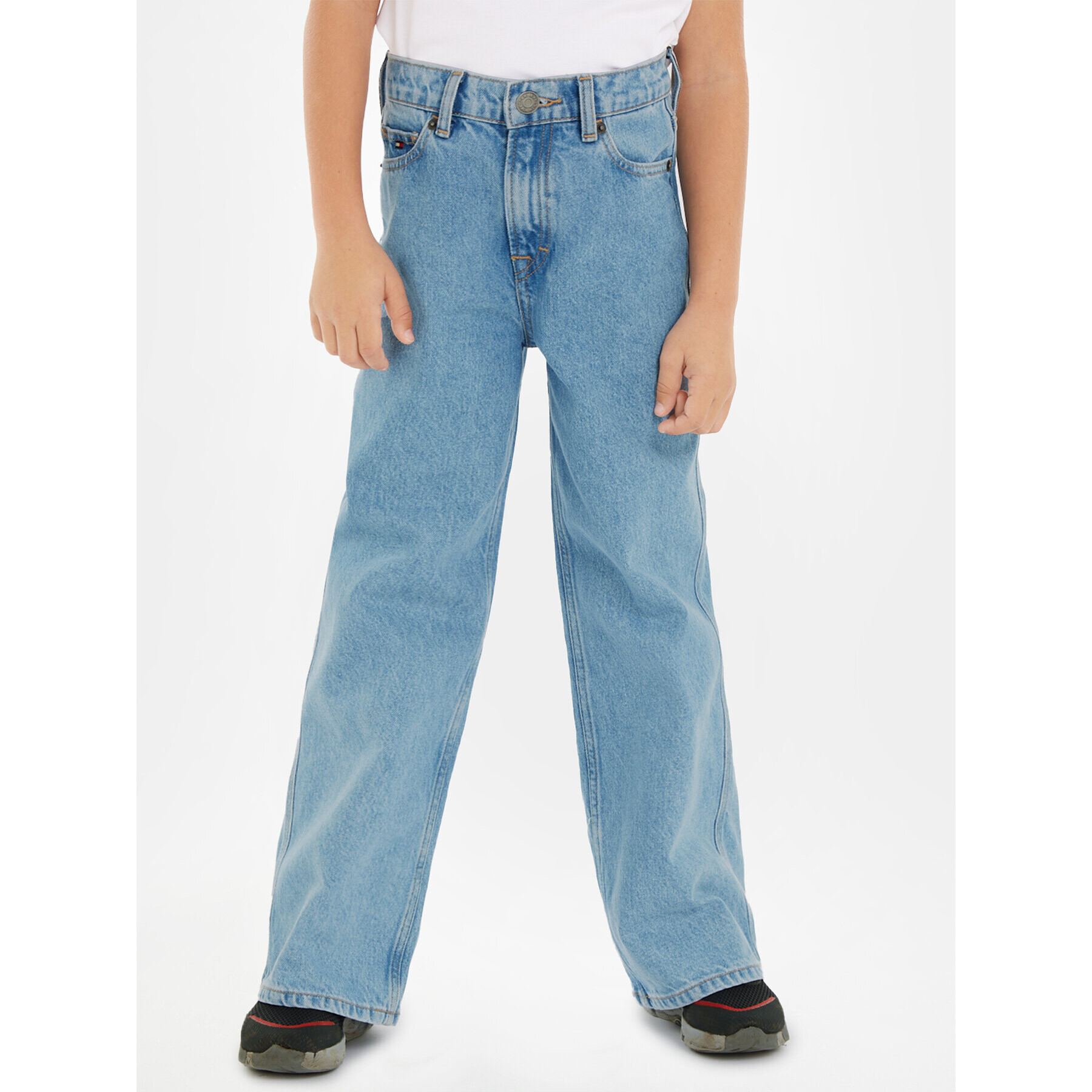 Tommy Hilfiger Jeansy Mabel KG0KG07339 D Modrá Relaxed Fit - Pepit.cz