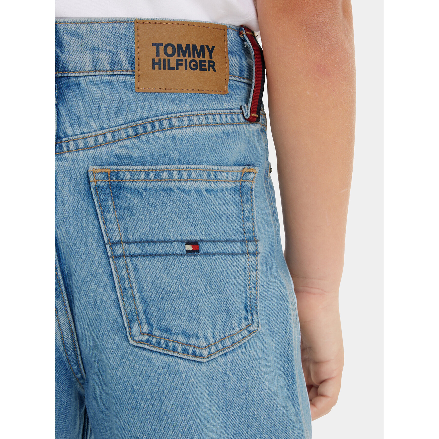 Tommy Hilfiger Jeansy Mabel KG0KG07339 D Modrá Relaxed Fit - Pepit.cz