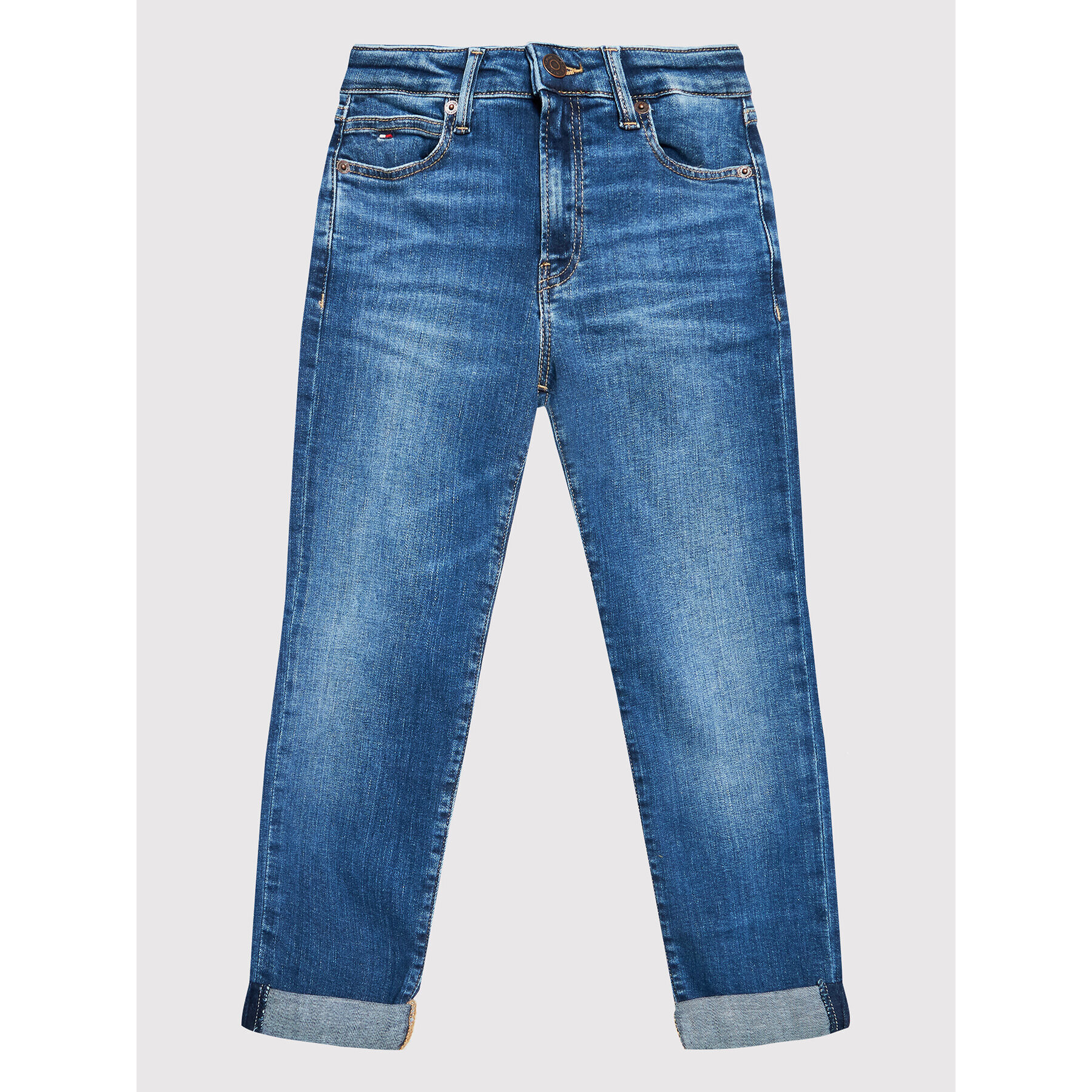 Tommy Hilfiger Jeansy Modern KB0KB07484 Modrá Straight Fit - Pepit.cz