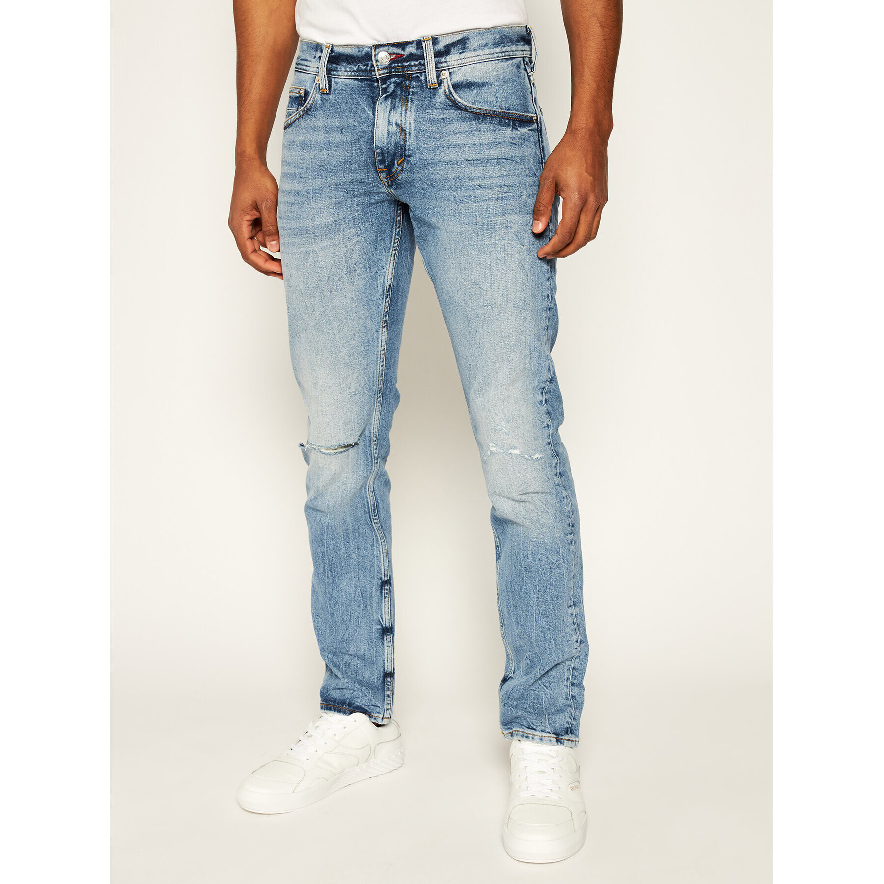 Tommy Hilfiger Jeansy MW0MW10874 Modrá Regular Fit - Pepit.cz