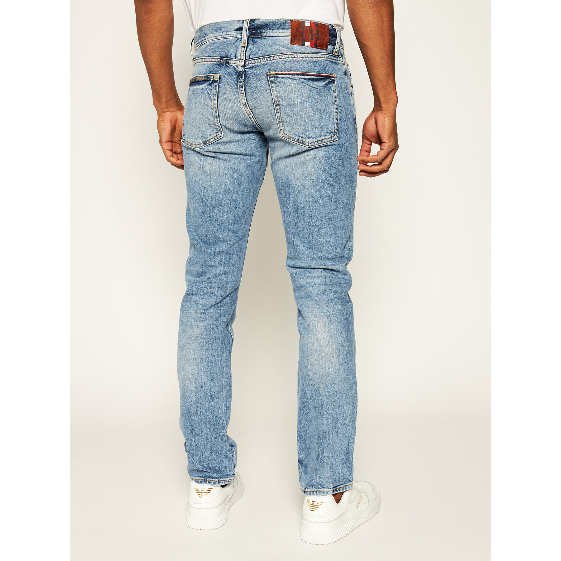 Tommy Hilfiger Jeansy MW0MW10874 Modrá Regular Fit - Pepit.cz