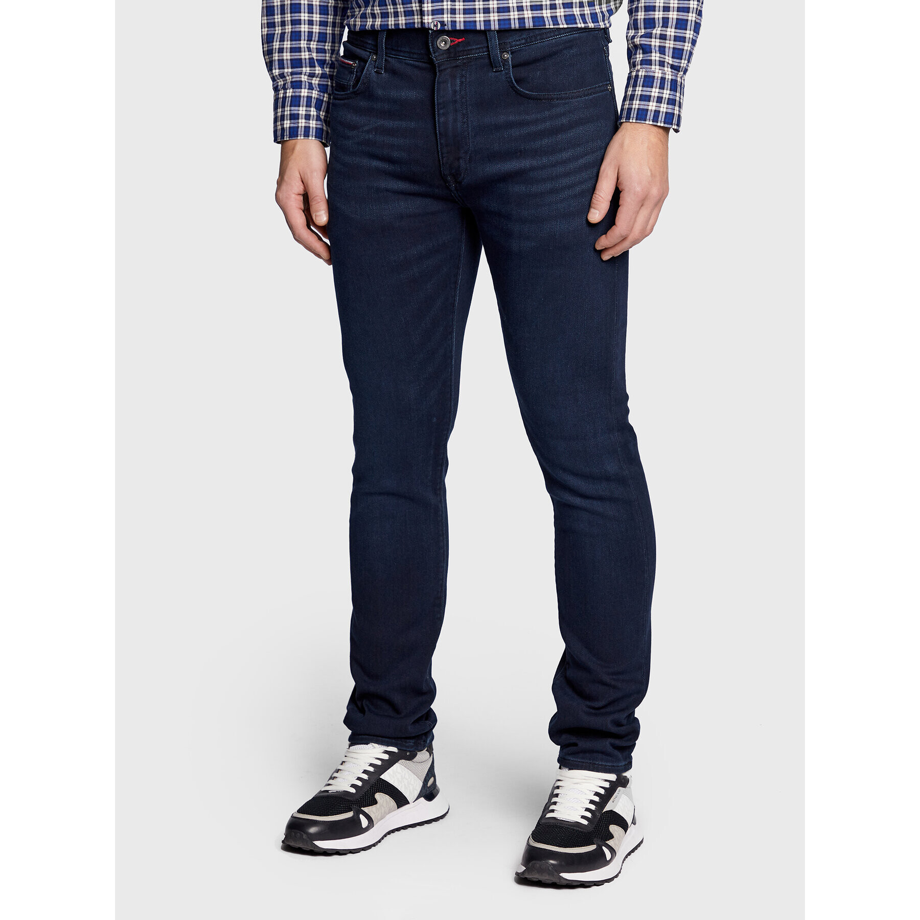 Tommy Hilfiger Jeansy MW0MW29620 Tmavomodrá Slim Fit - Pepit.cz