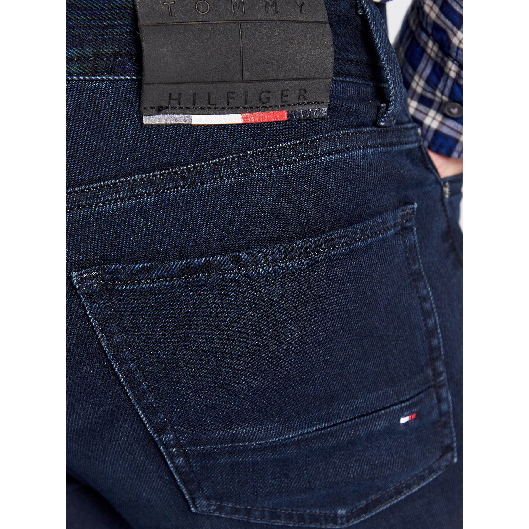 Tommy Hilfiger Jeansy MW0MW29620 Tmavomodrá Slim Fit - Pepit.cz