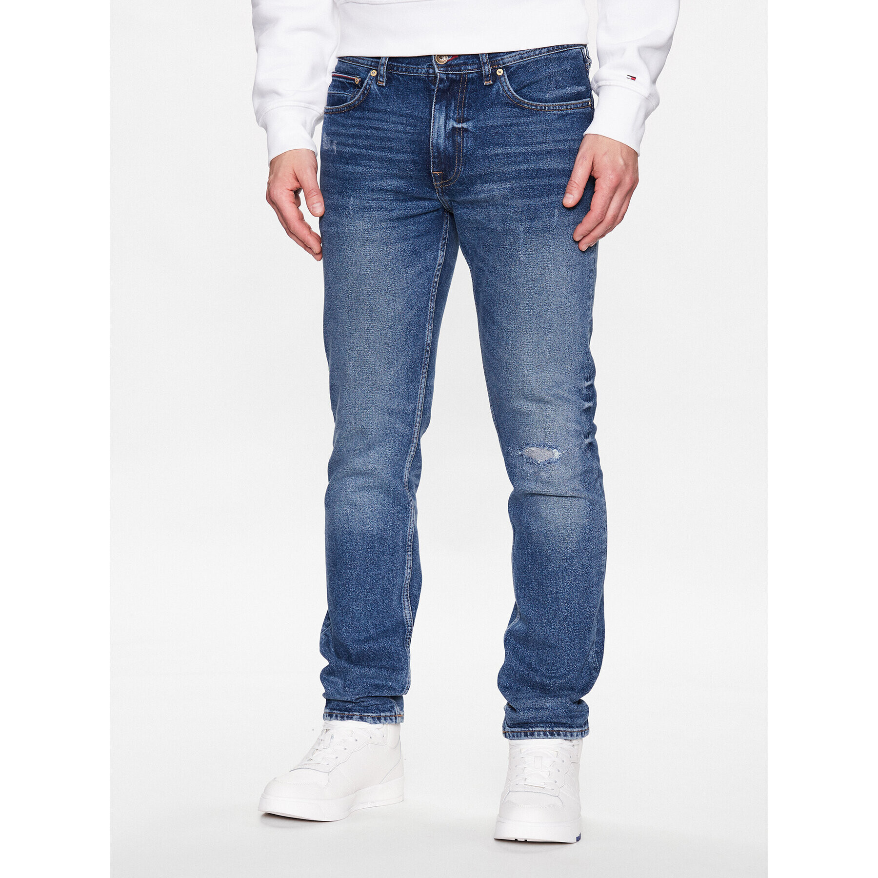 Tommy Hilfiger Jeansy MW0MW31105 Modrá Regular Fit - Pepit.cz