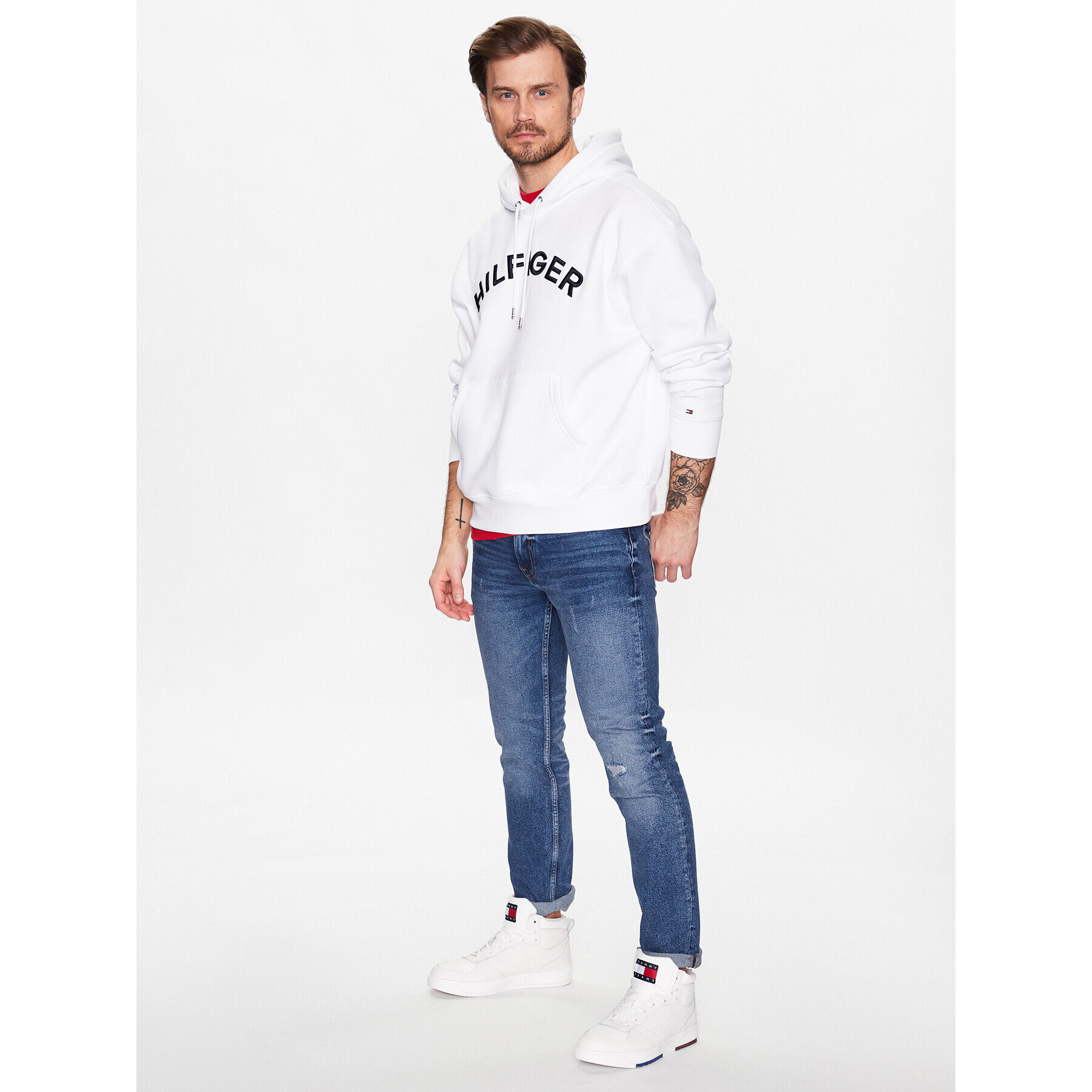 Tommy Hilfiger Jeansy MW0MW31105 Modrá Regular Fit - Pepit.cz