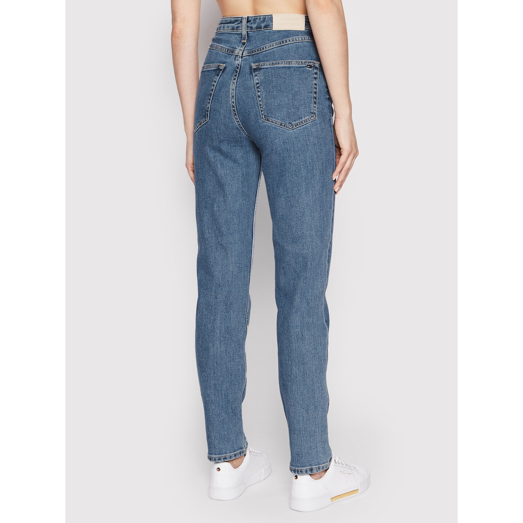 Tommy Hilfiger Jeansy New Classic WW0WW34560 Modrá Straight Leg - Pepit.cz