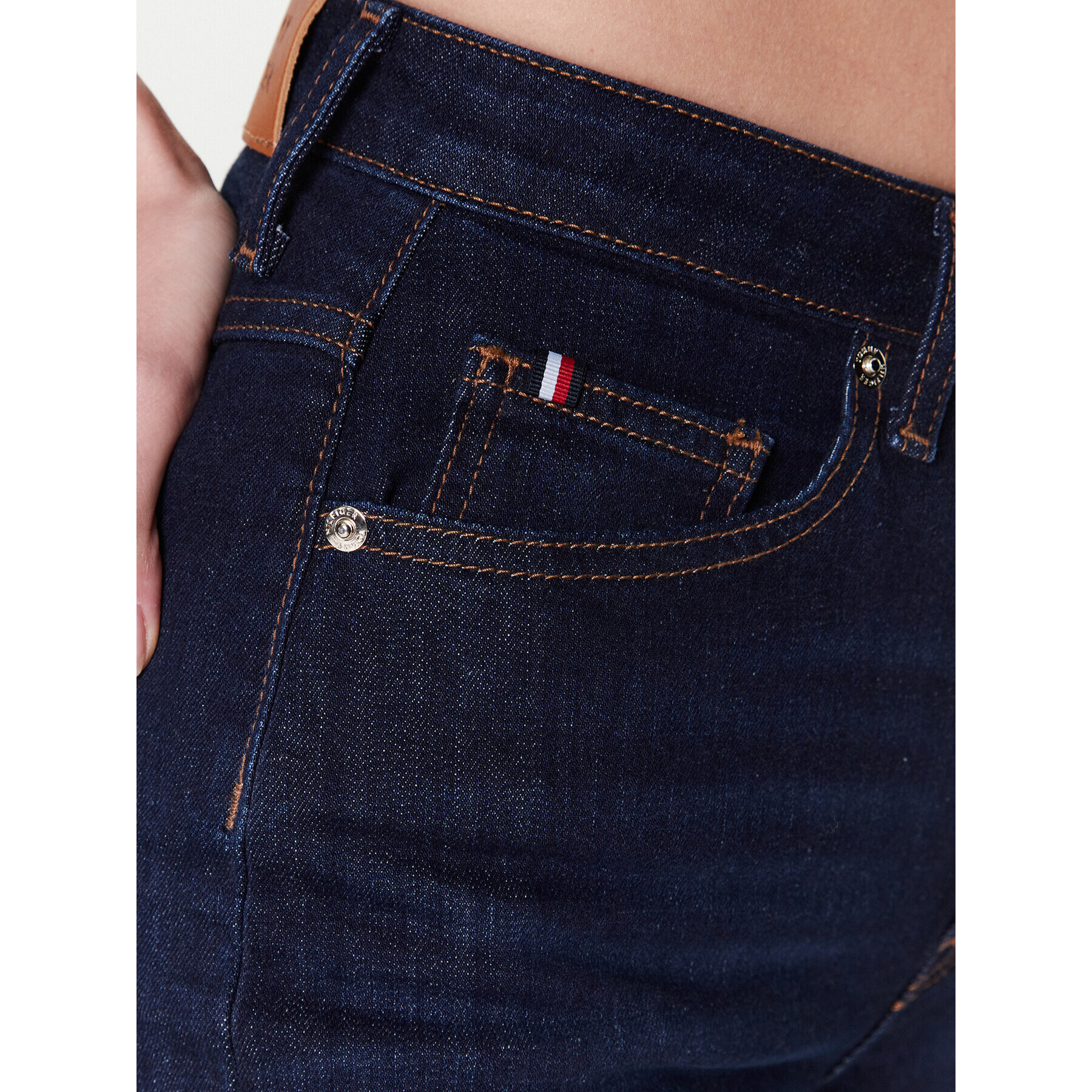 Tommy Hilfiger Jeansy New Classic WW0WW37146 Tmavomodrá Straight Fit - Pepit.cz