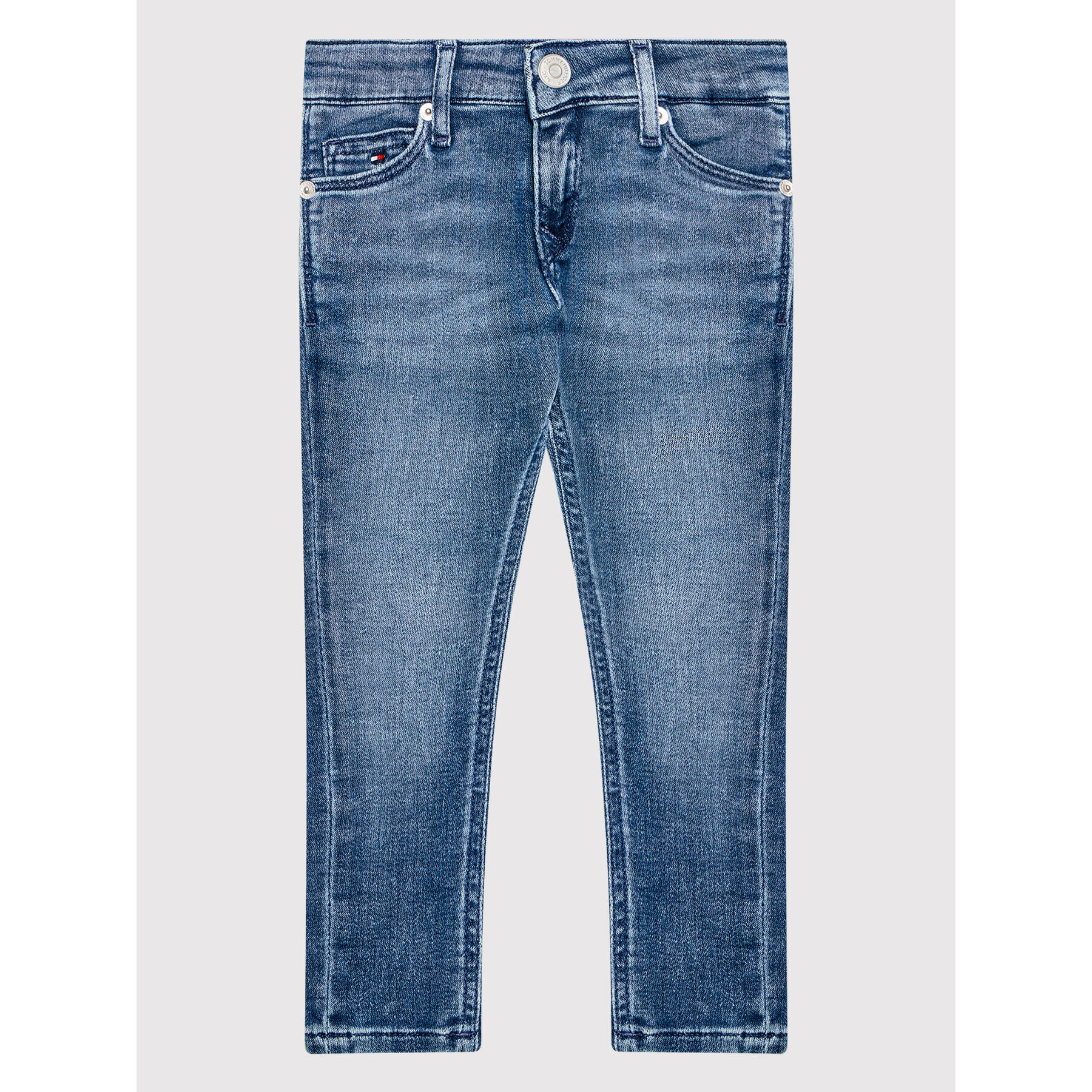 Tommy Hilfiger Jeansy Nora KG0KG06074 M Modrá Skinny Fit - Pepit.cz