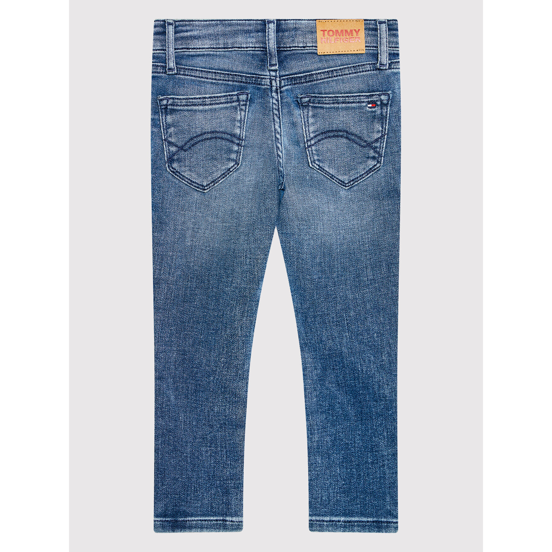 Tommy Hilfiger Jeansy Nora KG0KG06074 M Modrá Skinny Fit - Pepit.cz