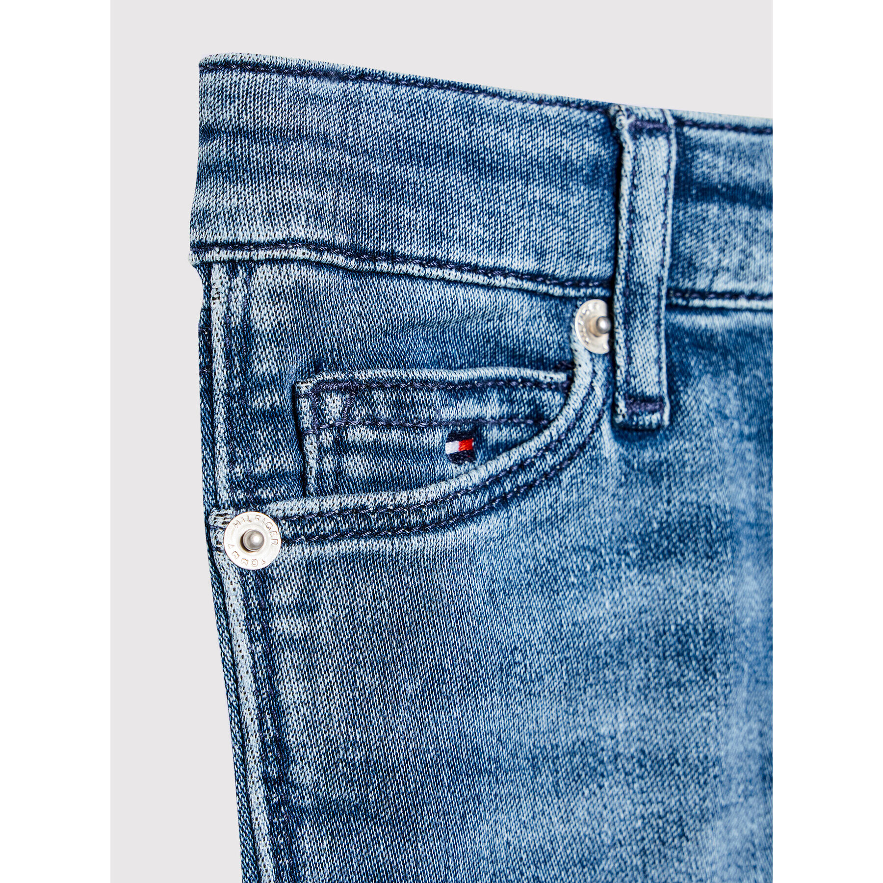 Tommy Hilfiger Jeansy Nora KG0KG06074 M Modrá Skinny Fit - Pepit.cz