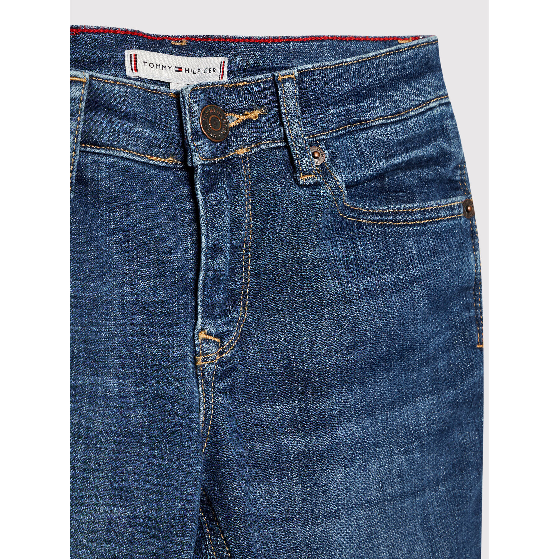 Tommy Hilfiger Jeansy Nora KG0KG06225 D Tmavomodrá Skinny Fit - Pepit.cz