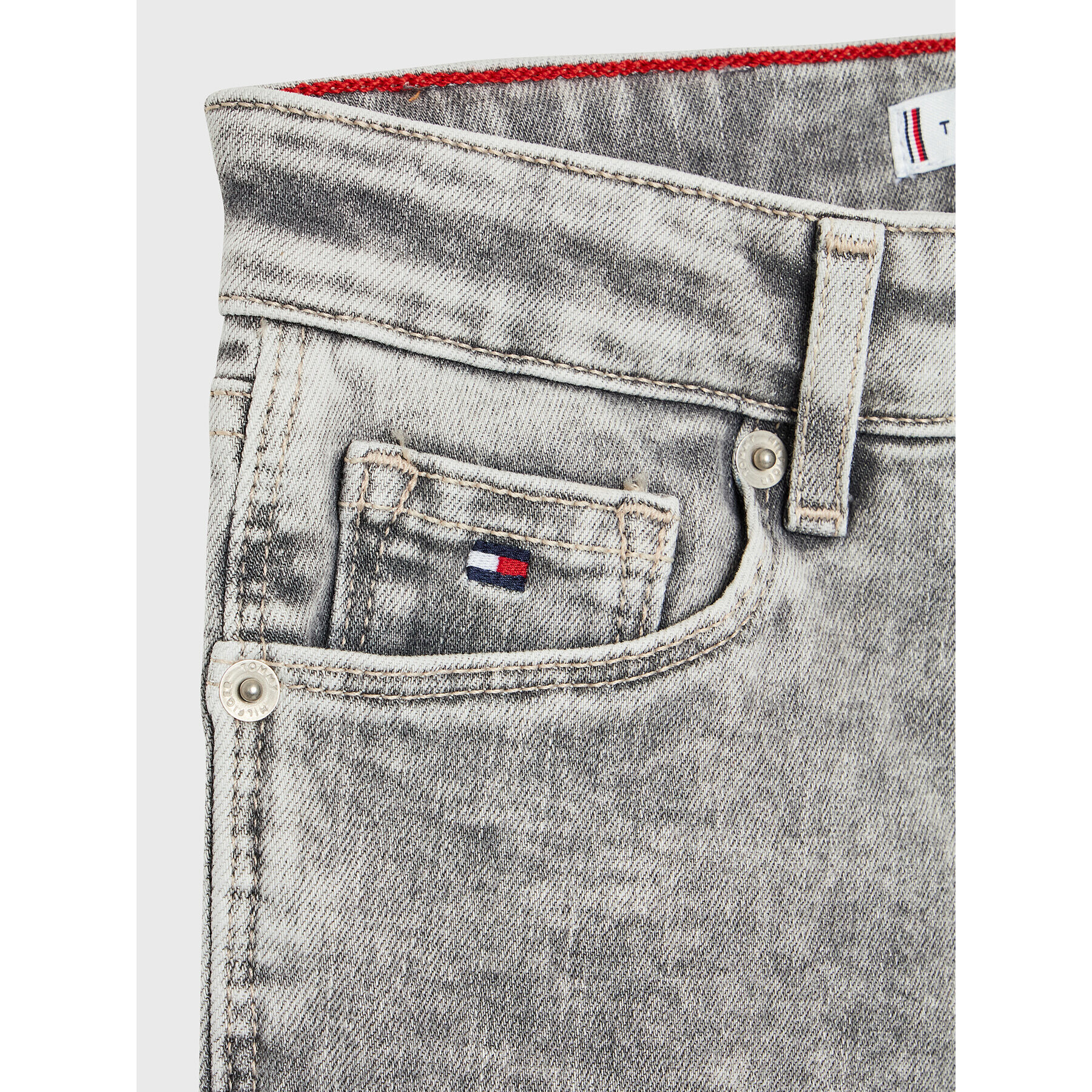 Tommy Hilfiger Jeansy Nora KG0KG06964 Šedá Skinny Fit - Pepit.cz