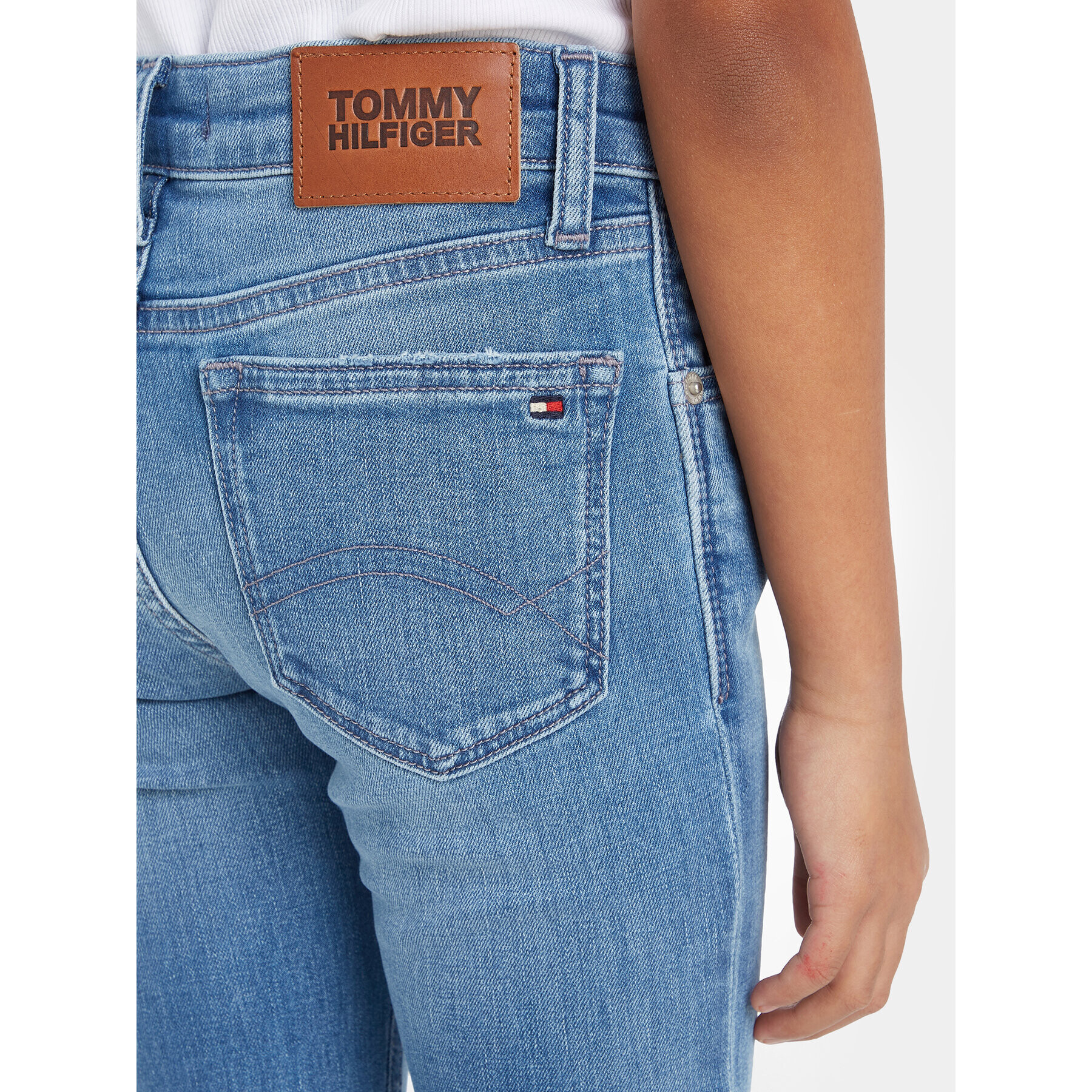 Tommy Hilfiger Jeansy Nora KG0KG07528 Modrá Slim Fit - Pepit.cz