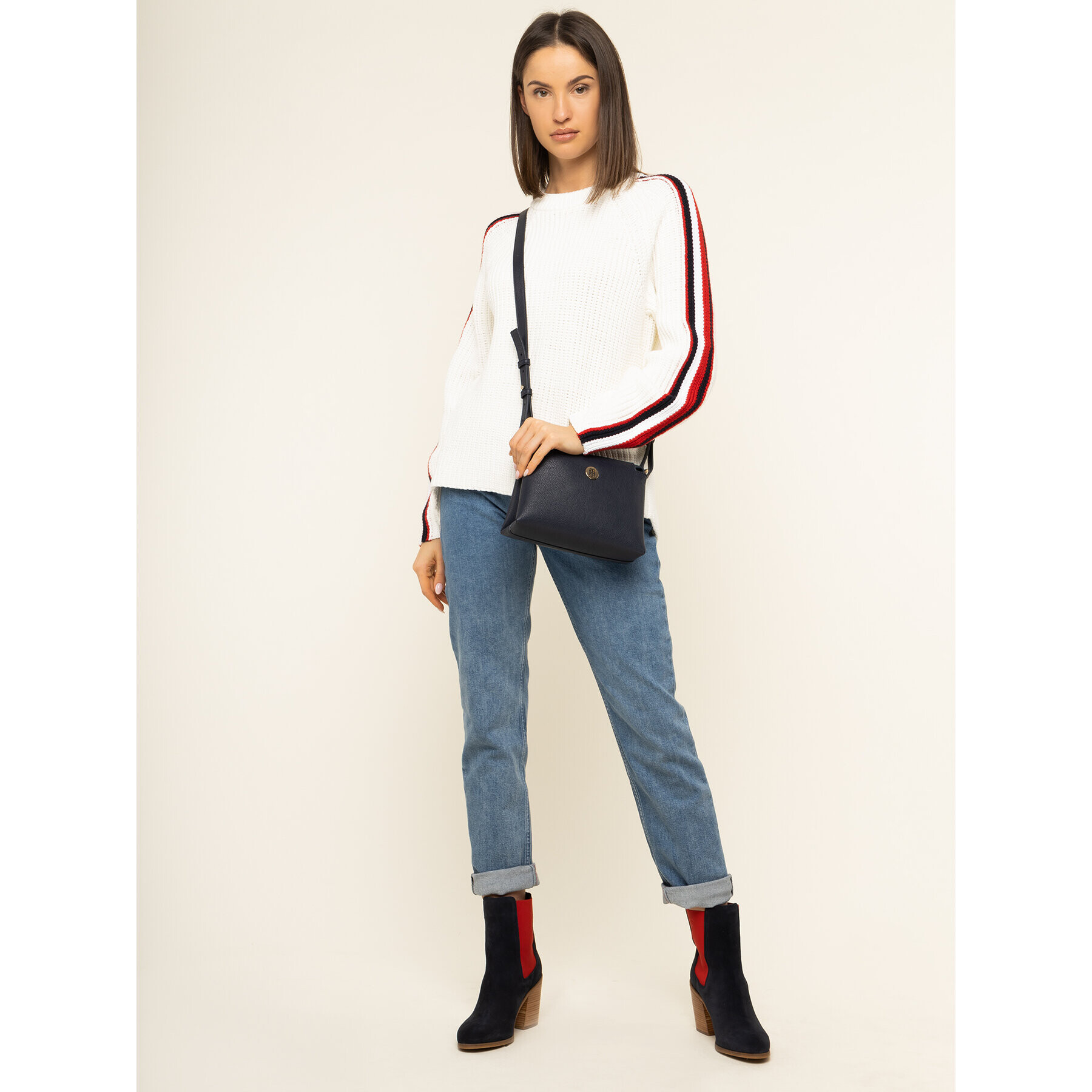 Tommy Hilfiger Jeansy Rome WW0WW26491 Modrá Straight Fit - Pepit.cz