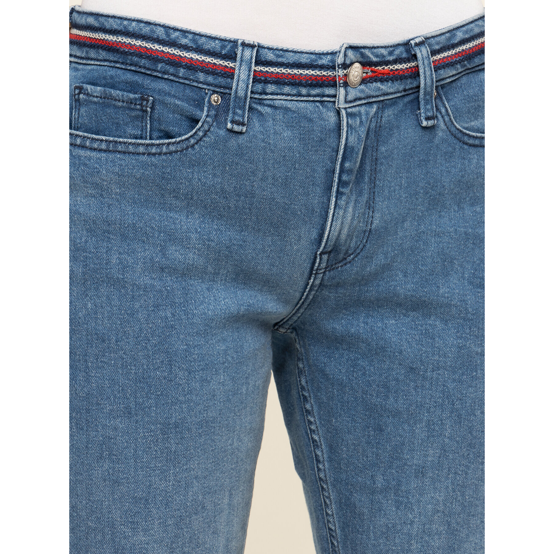 Tommy Hilfiger Jeansy Rome WW0WW26491 Modrá Straight Fit - Pepit.cz