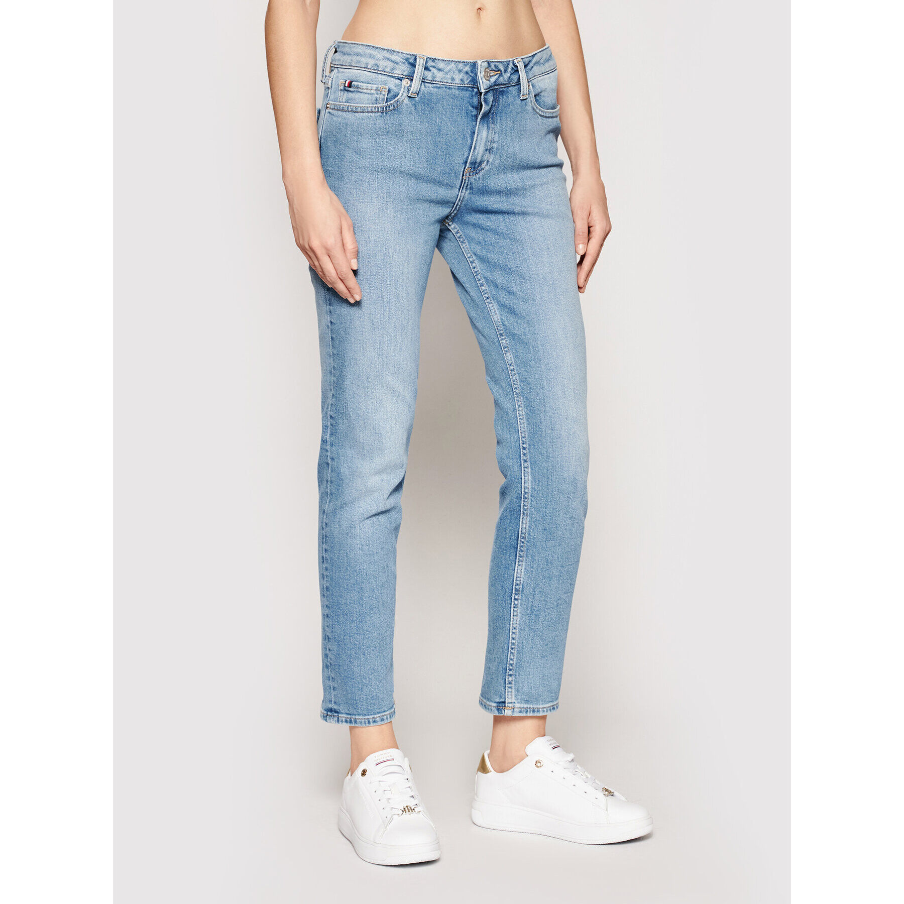 Tommy Hilfiger Jeansy Rome WW0WW30211 Modrá Straight Leg - Pepit.cz