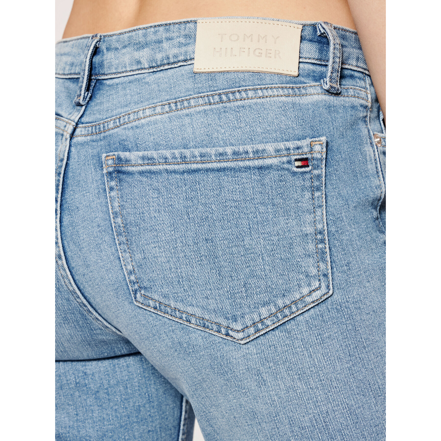 Tommy Hilfiger Jeansy Rome WW0WW30211 Modrá Straight Leg - Pepit.cz