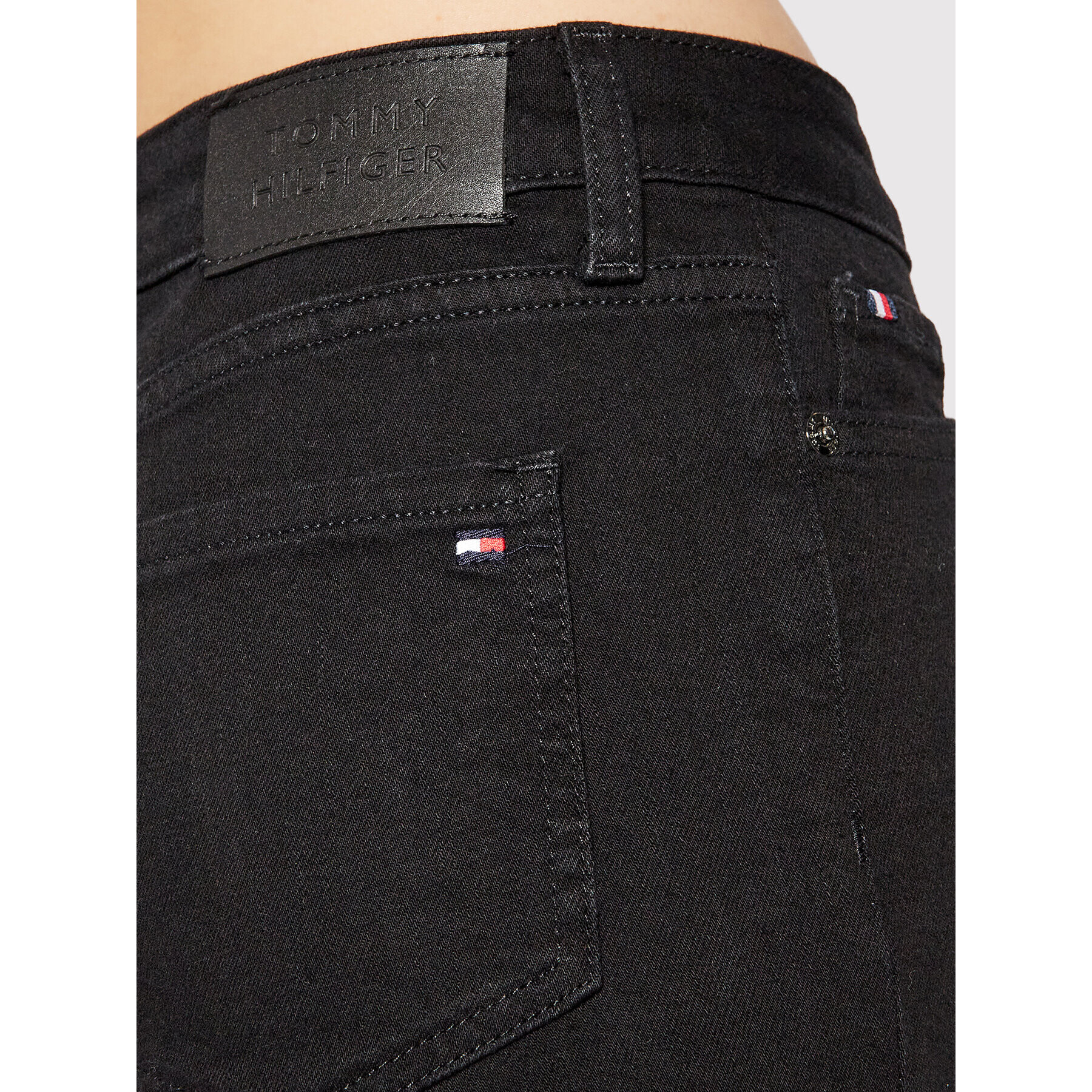 Tommy Hilfiger Jeansy Rome WW0WW32292 Černá Straight Fit - Pepit.cz